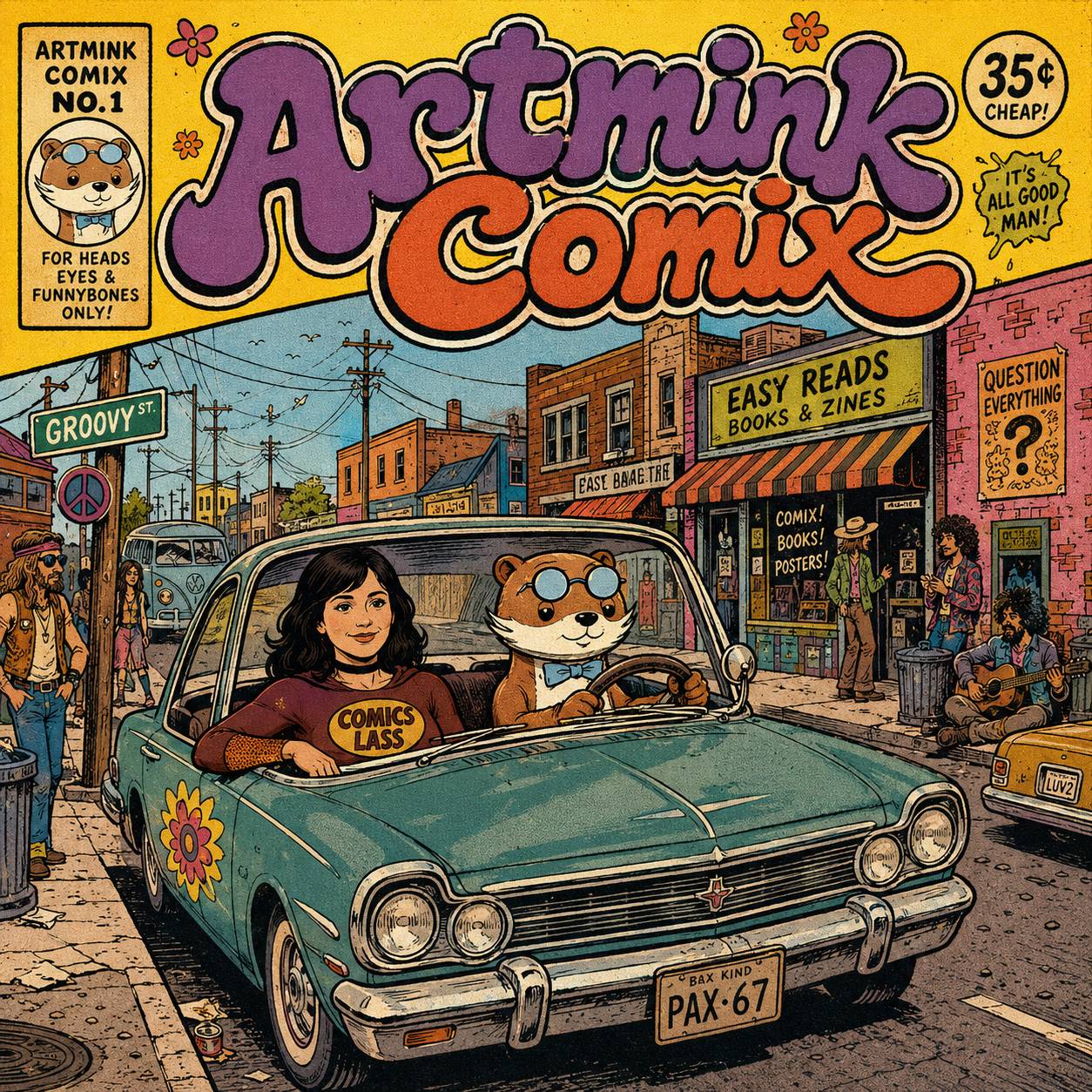 Unleashing the Underground: R. Crumb, Gilbert Shelton, and the Comix Revolution