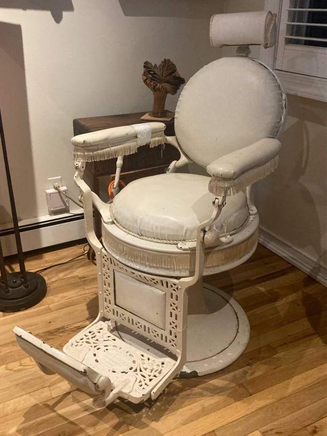 Victorian Cast Iron Barber Chair