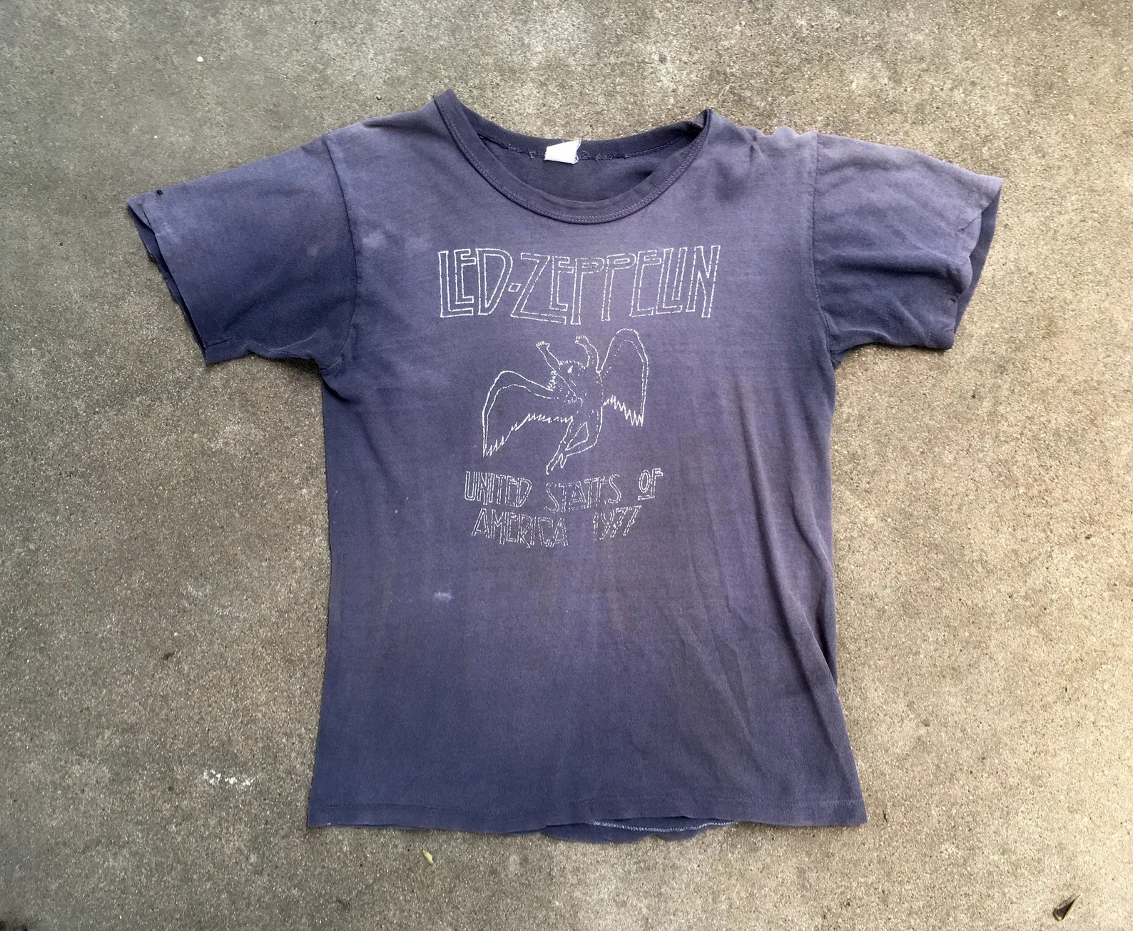 1970s Led Zeppelin Concert T-shirt