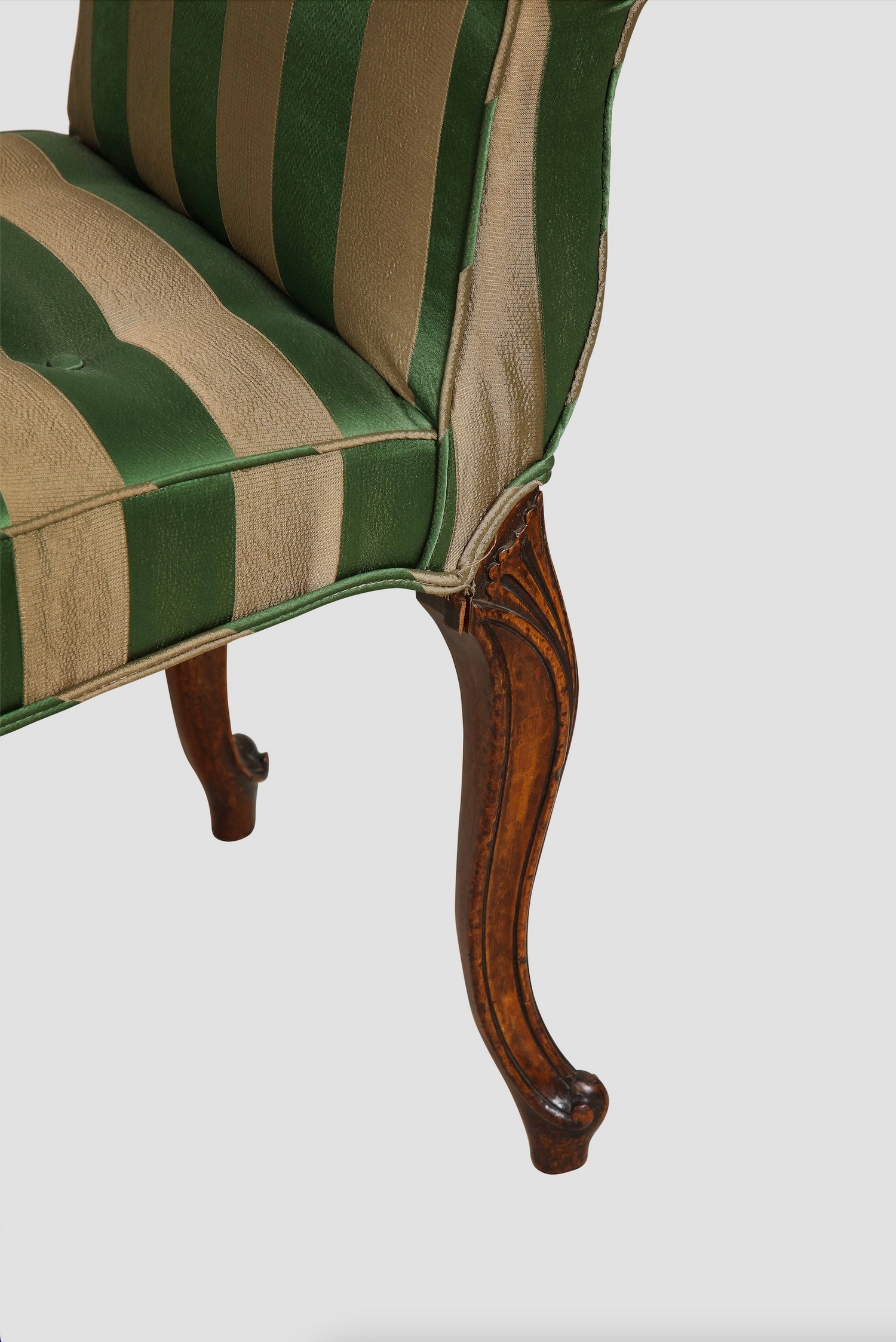 Pair of George III Mahogany Window Benches thumbnail 7