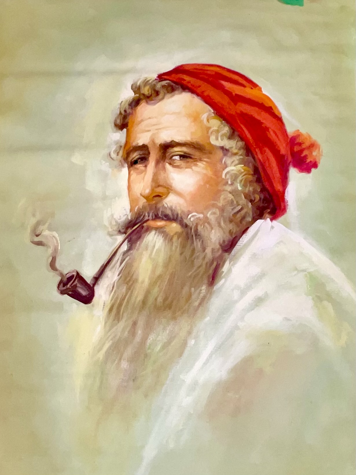 Portrait of an Elderly Man with Pipe