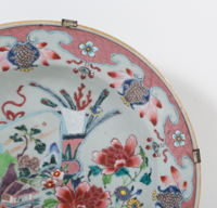 Chinese Famille Rose Barbers Bowl thumbnail 6