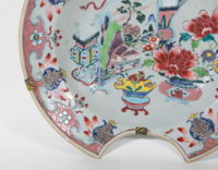 Chinese Famille Rose Barbers Bowl thumbnail 7