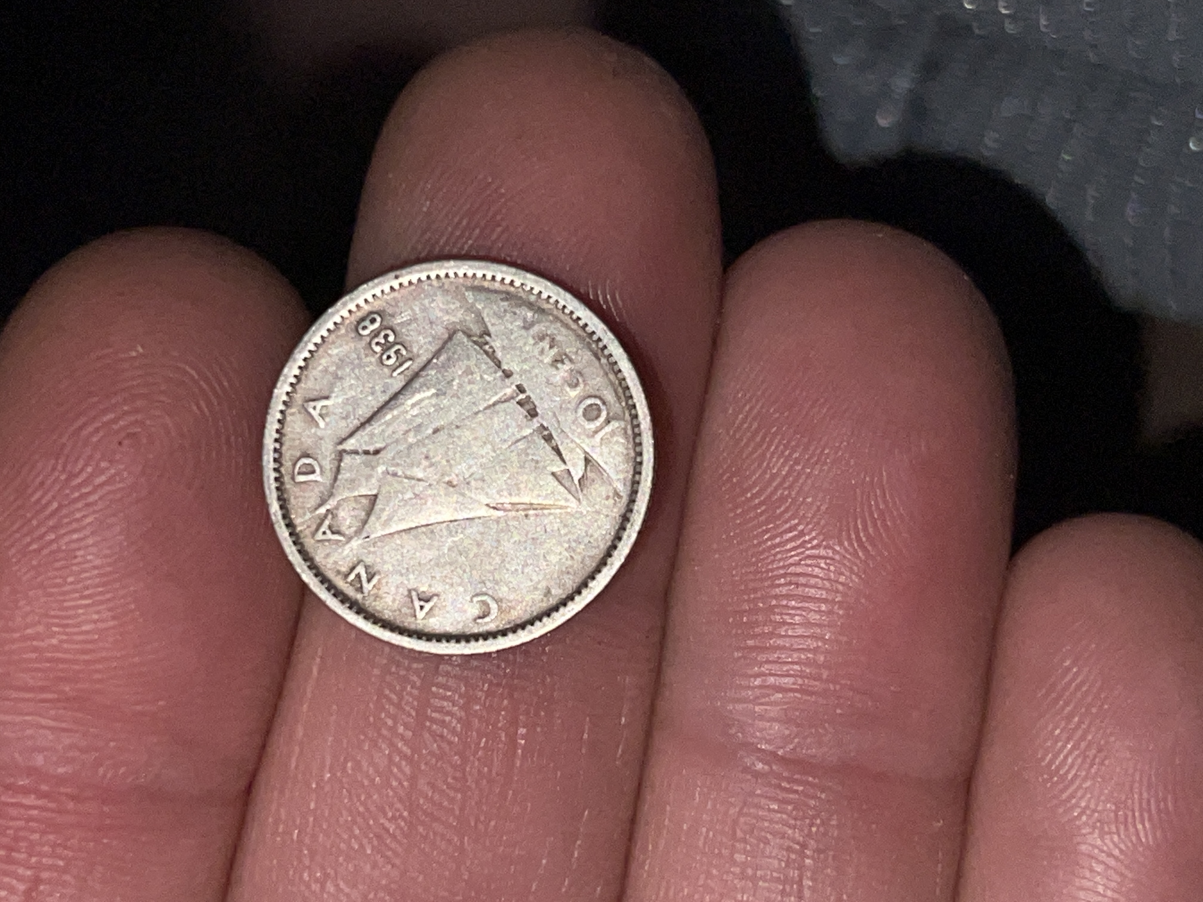 Canadian George VI Silver Dime (1938)