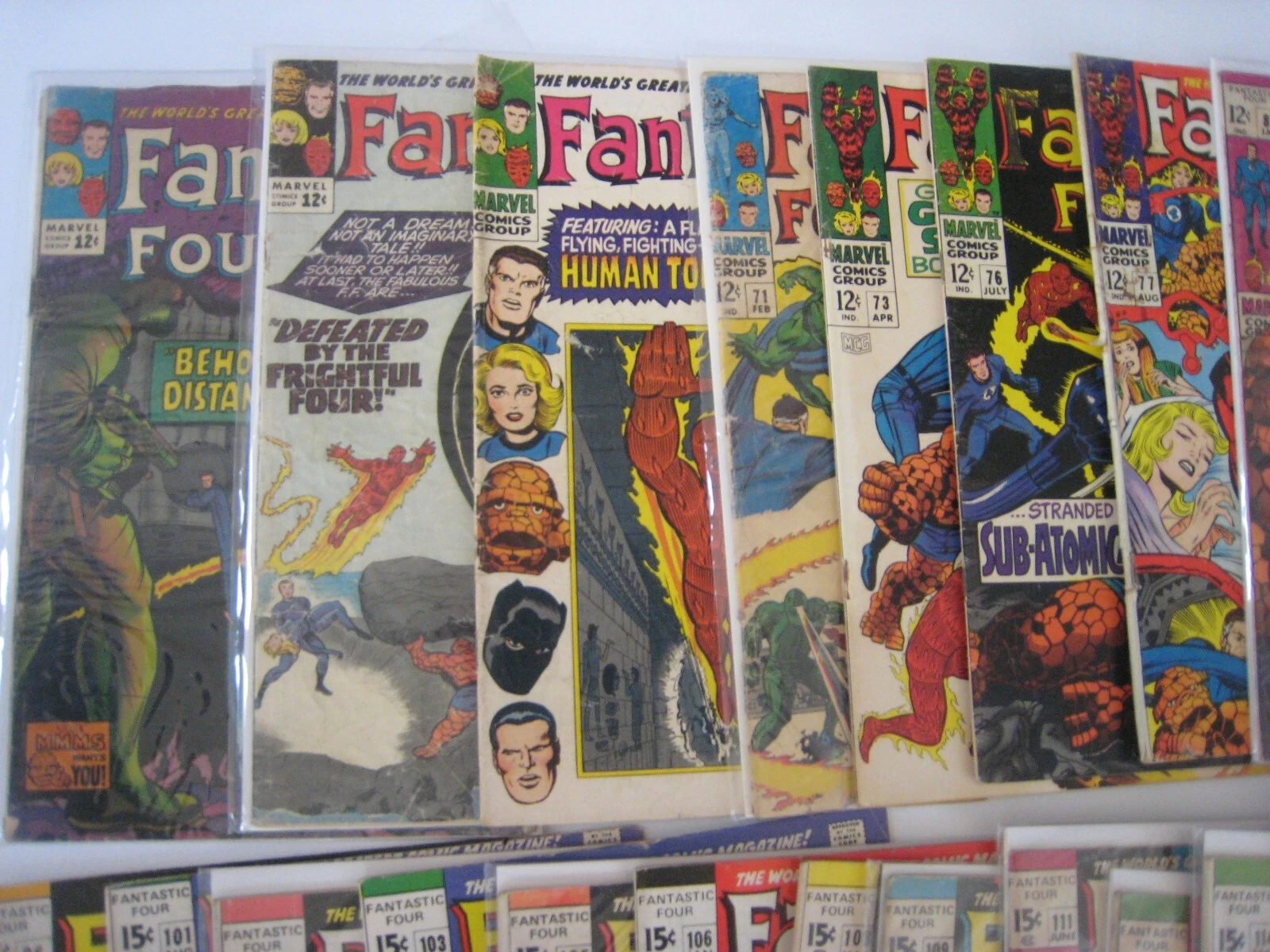 Marvel Silver Age and Early Bronze Age Fantastic Four Comic Book Group (Issues #71–138) thumbnail 4