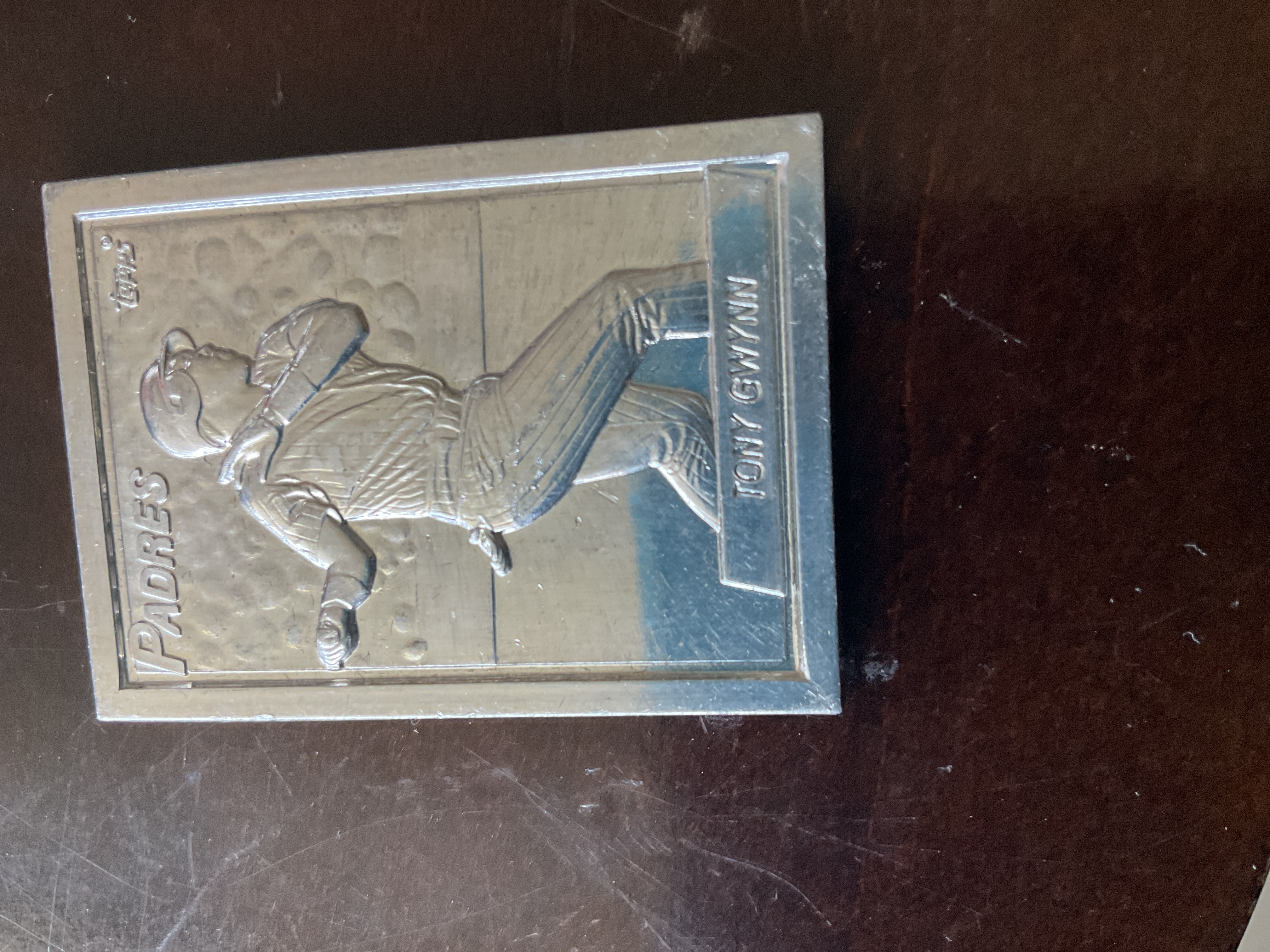 Topps Tony Gwynn San Diego Padres Silver Baseball Card