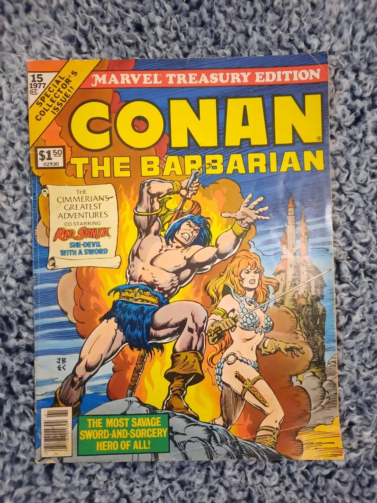 Marvel Treasury Edition Conan the Barbarian Comic