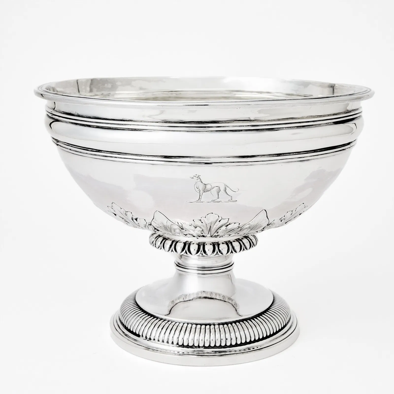 English Regency Sterling Silver Pedestal Bowl, London 1822