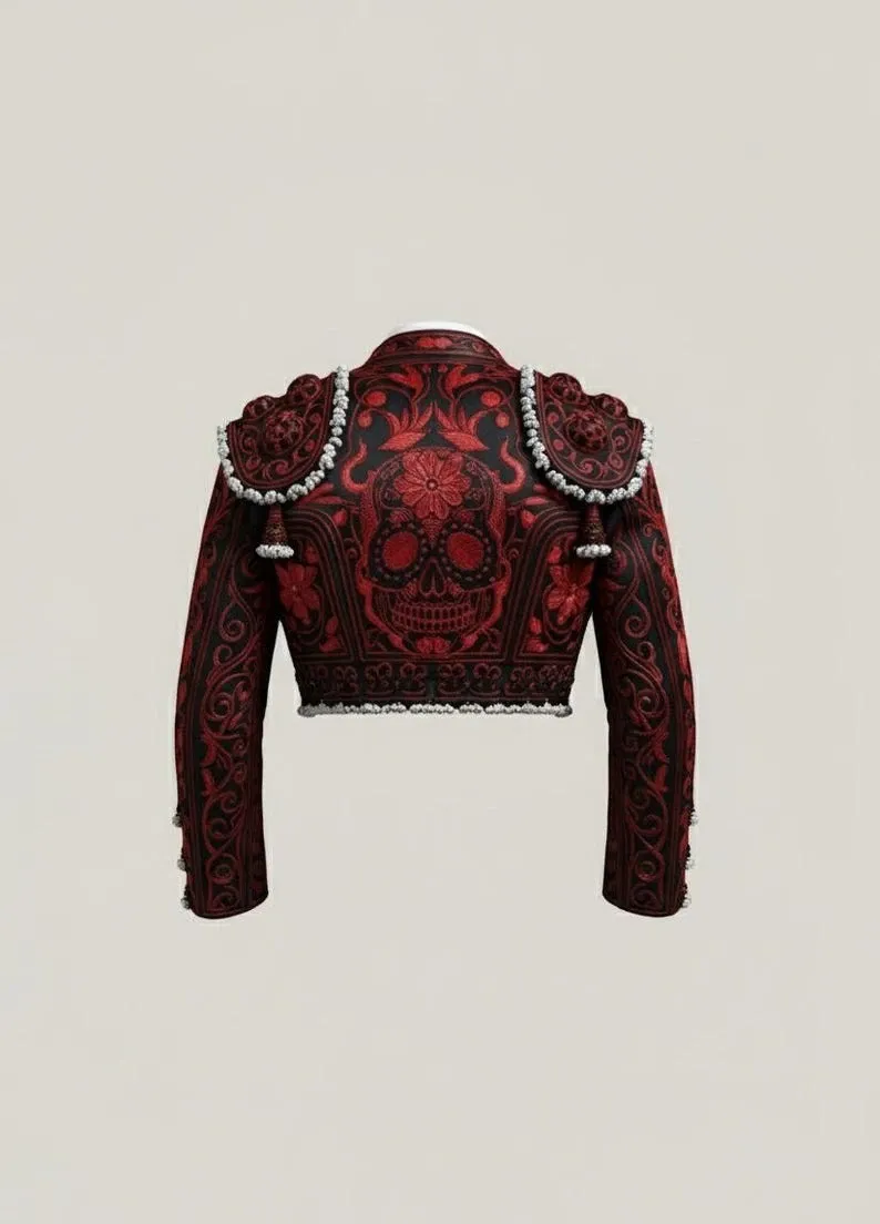 Contemporary Charro Style Embroidered Traje de Luces Costume thumbnail 3