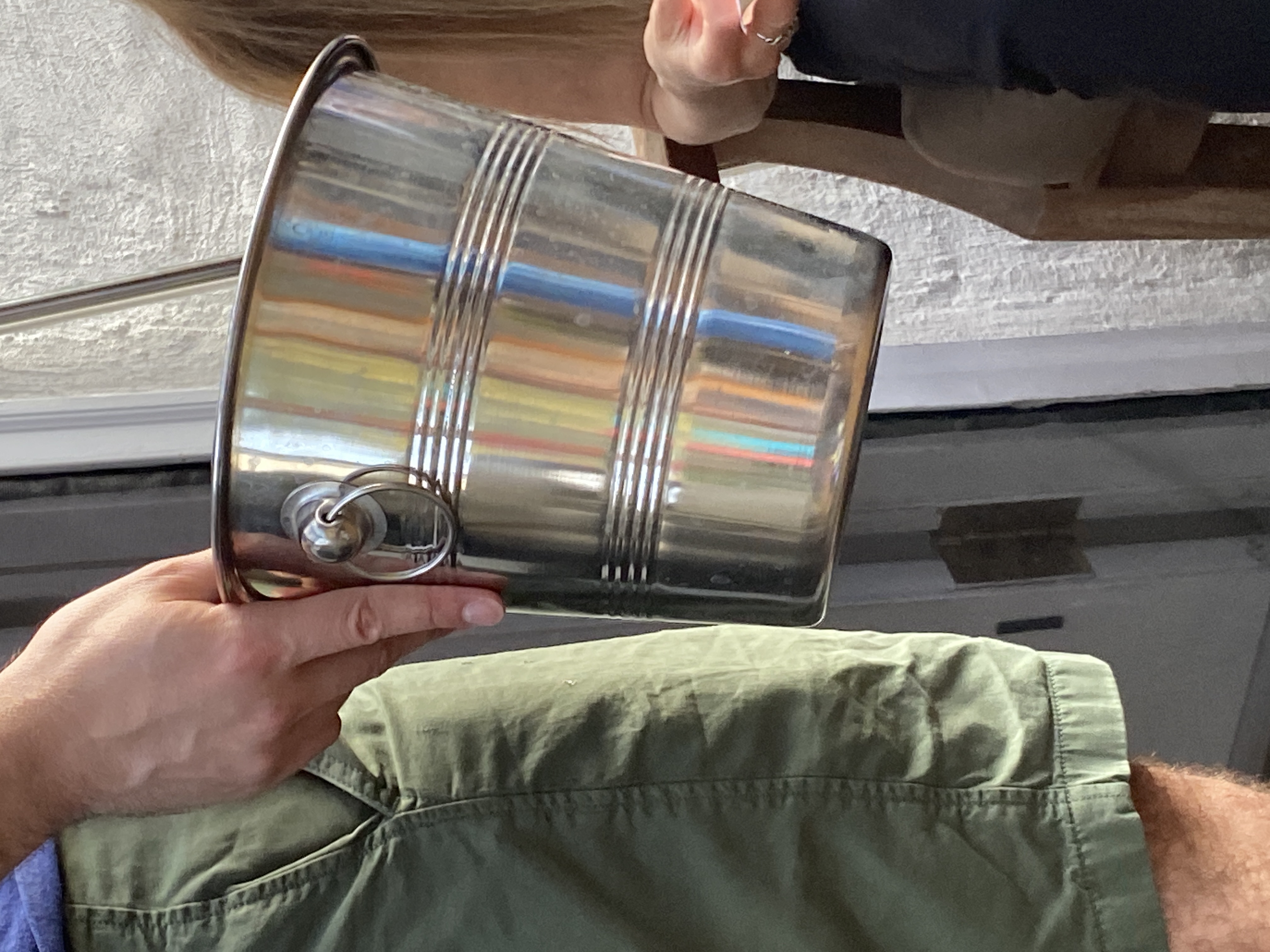 Modern Stainless Steel Ice Bucket