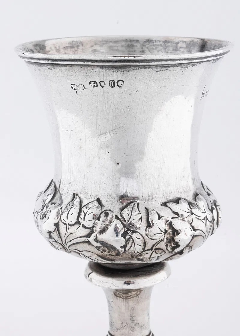 Victorian Period Sterling Silver Kiddush Cup thumbnail 2