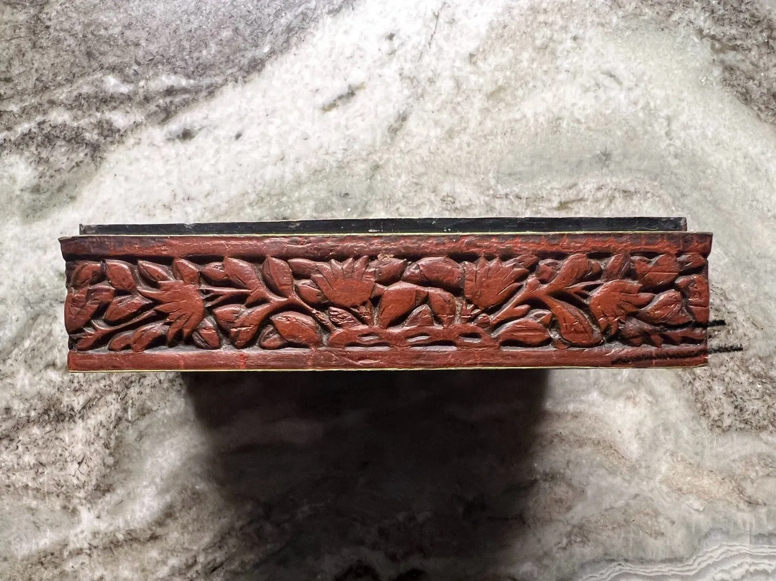 Chinese Cinnabar Style Resin Box thumbnail 6
