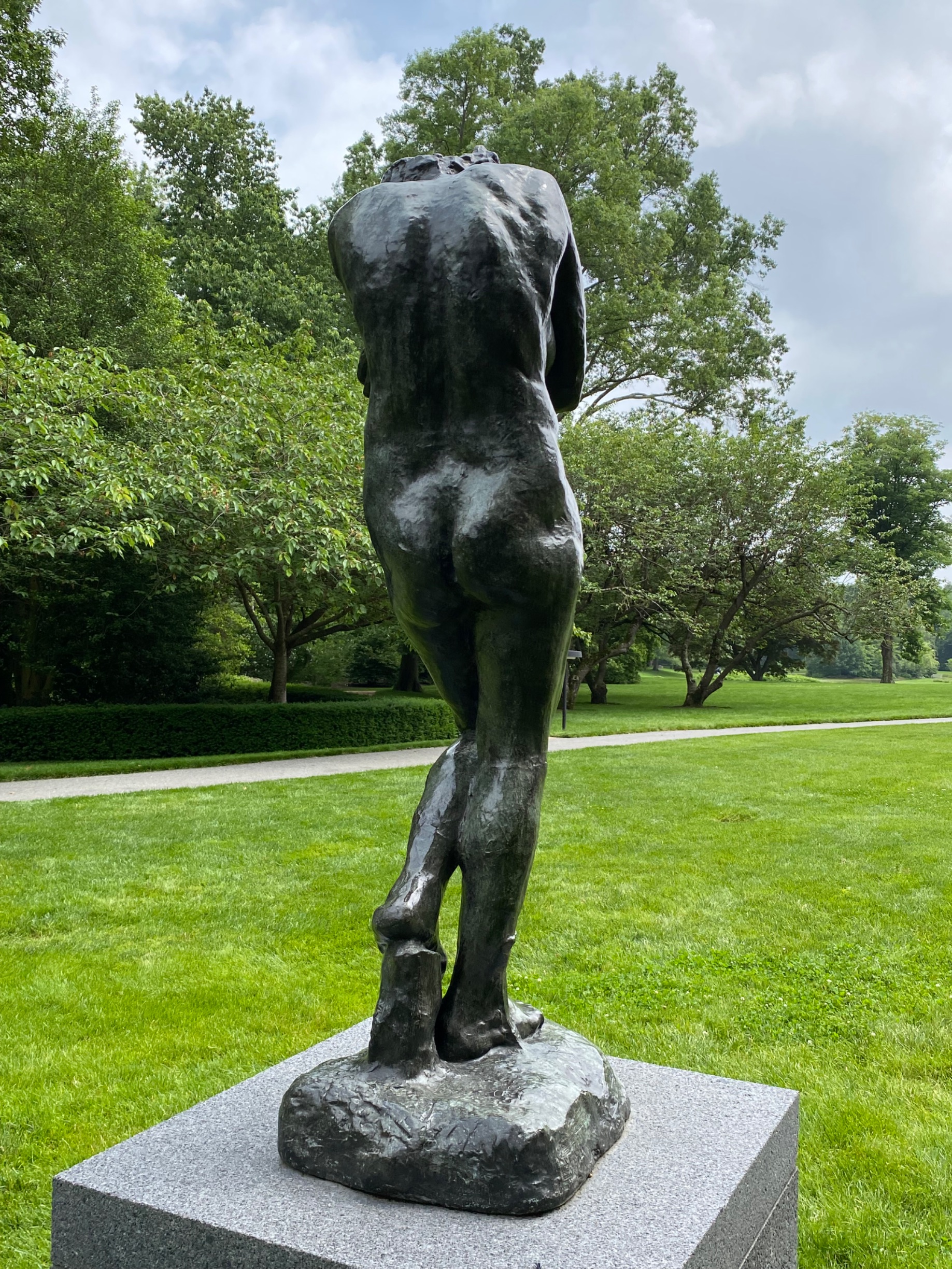 Auguste Rodin Period Bronze 'Eve' Sculpture thumbnail 2