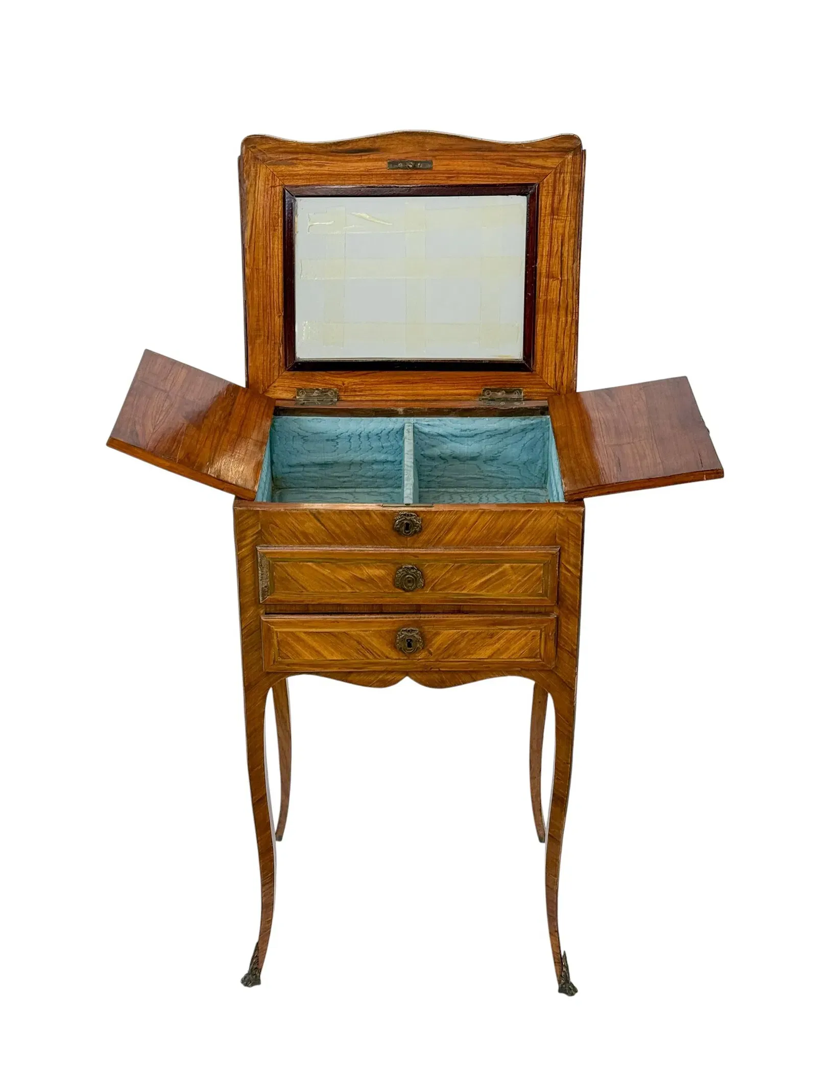 French Louis XV Period Kingwood and Marquetry Bonheur du Jour