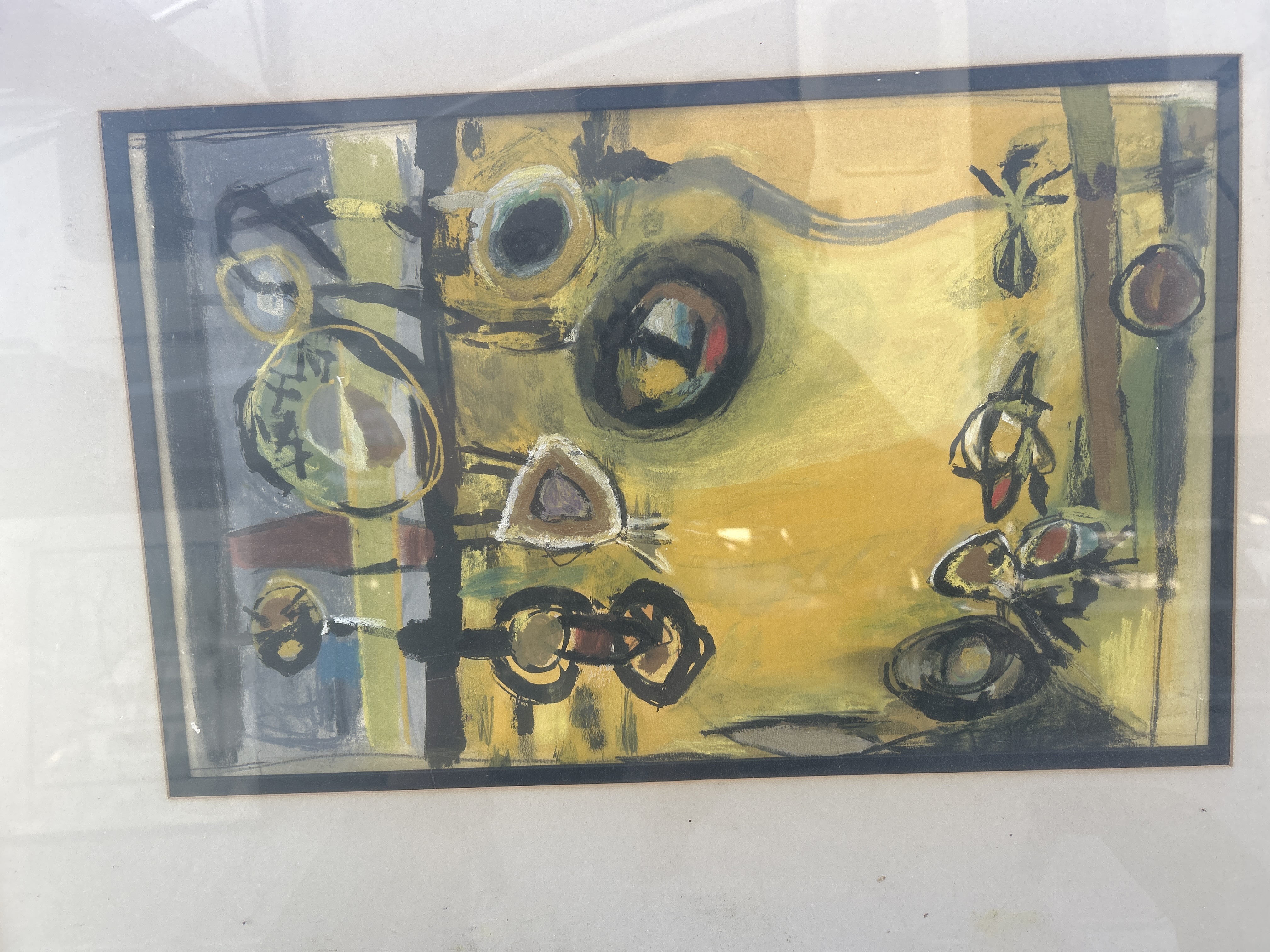Mid-Century Abstract Expressionist Painting