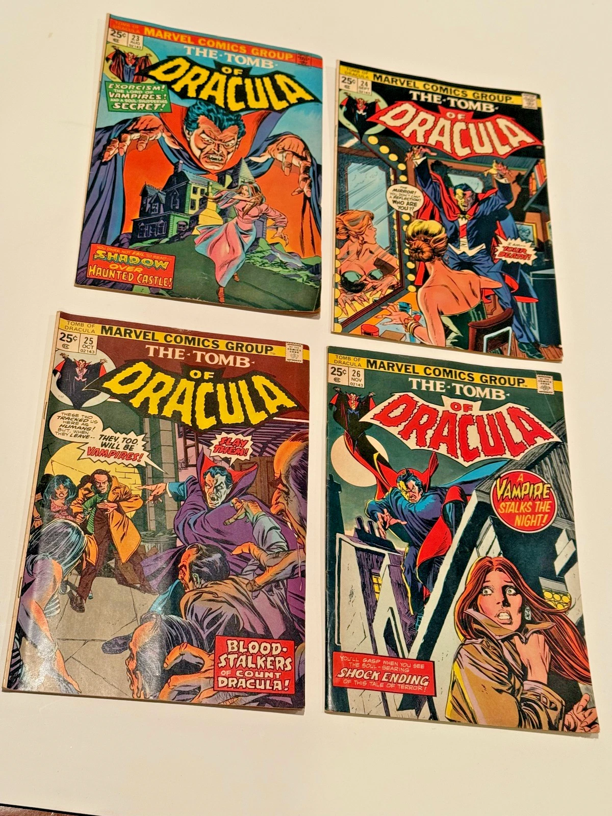 Bronze Age Marvel Comics The Tomb of Dracula Group of 13 Comic Books thumbnail 3