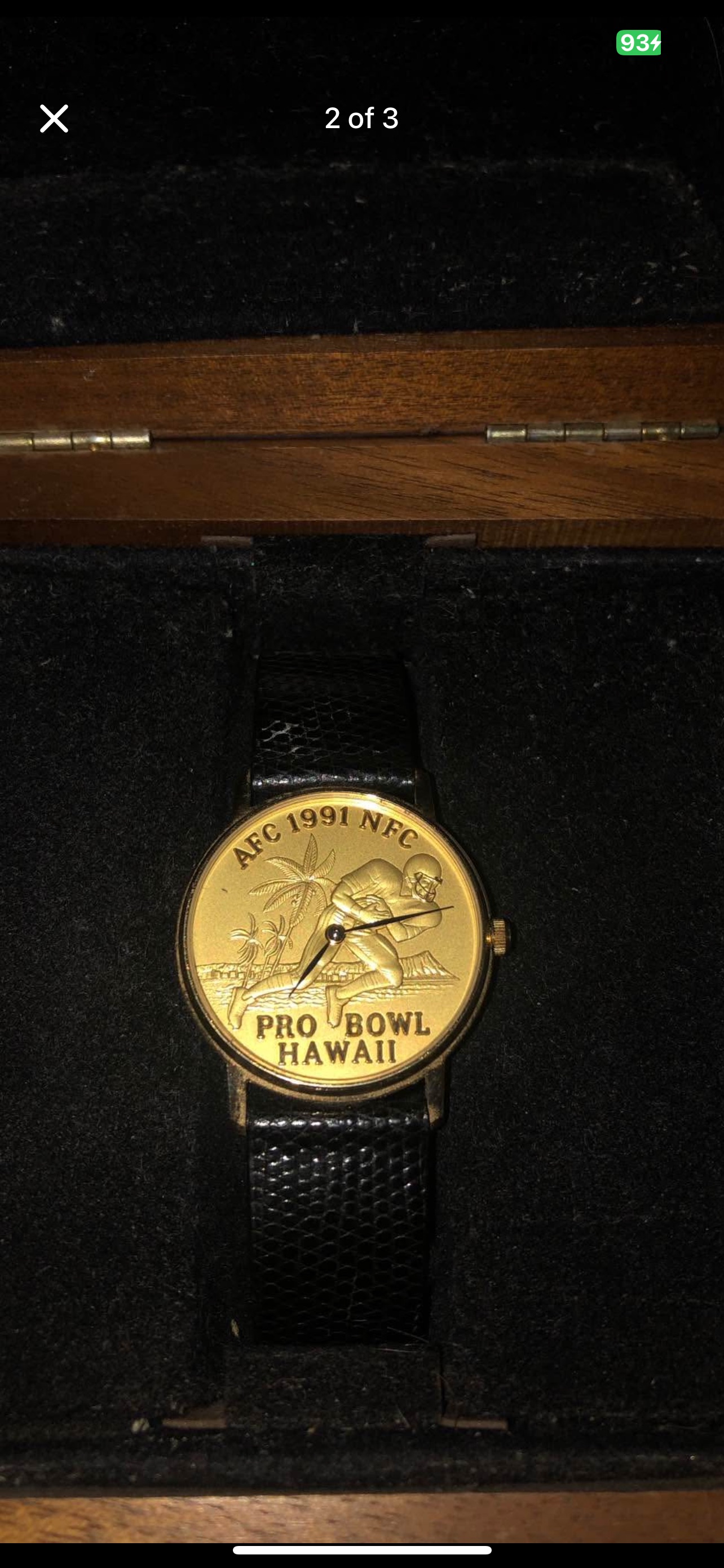 1991 Pro Bowl Hawaii Commemorative Wristwatch