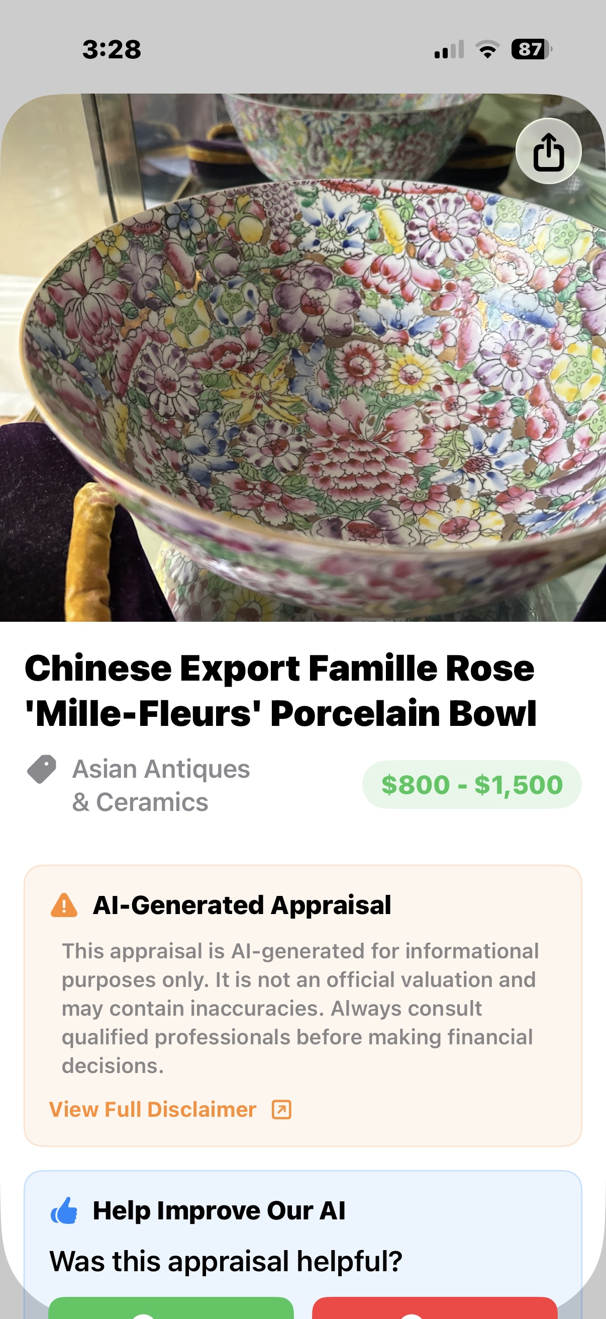 Chinese Export Famille Rose Porcelain Bowl