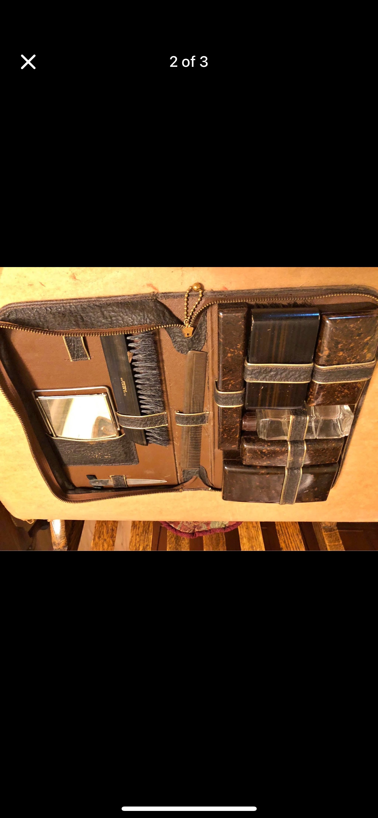 Art Deco Period Gentleman's Travel Grooming Kit
