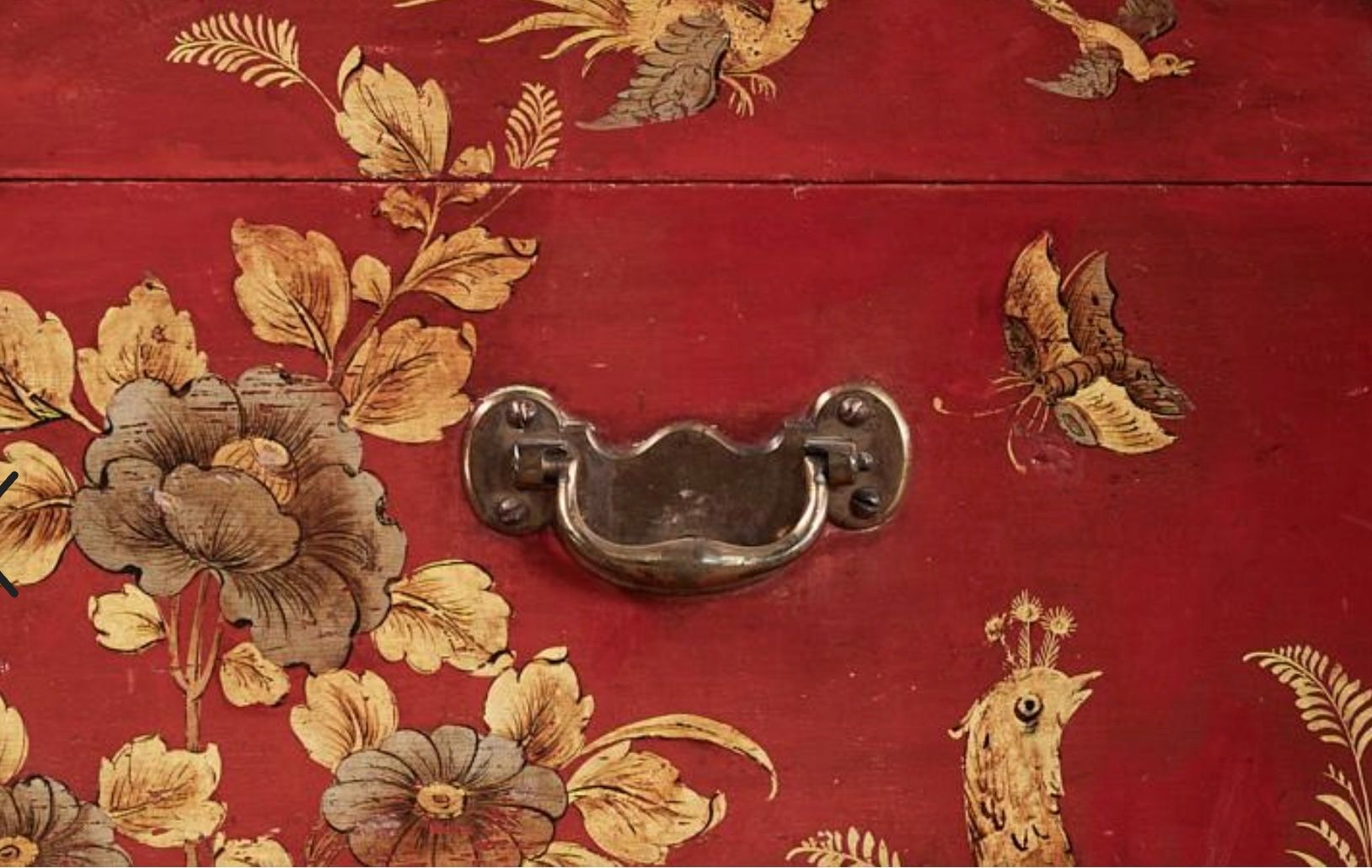 Chinoiserie Style Lacquer Chest thumbnail 3