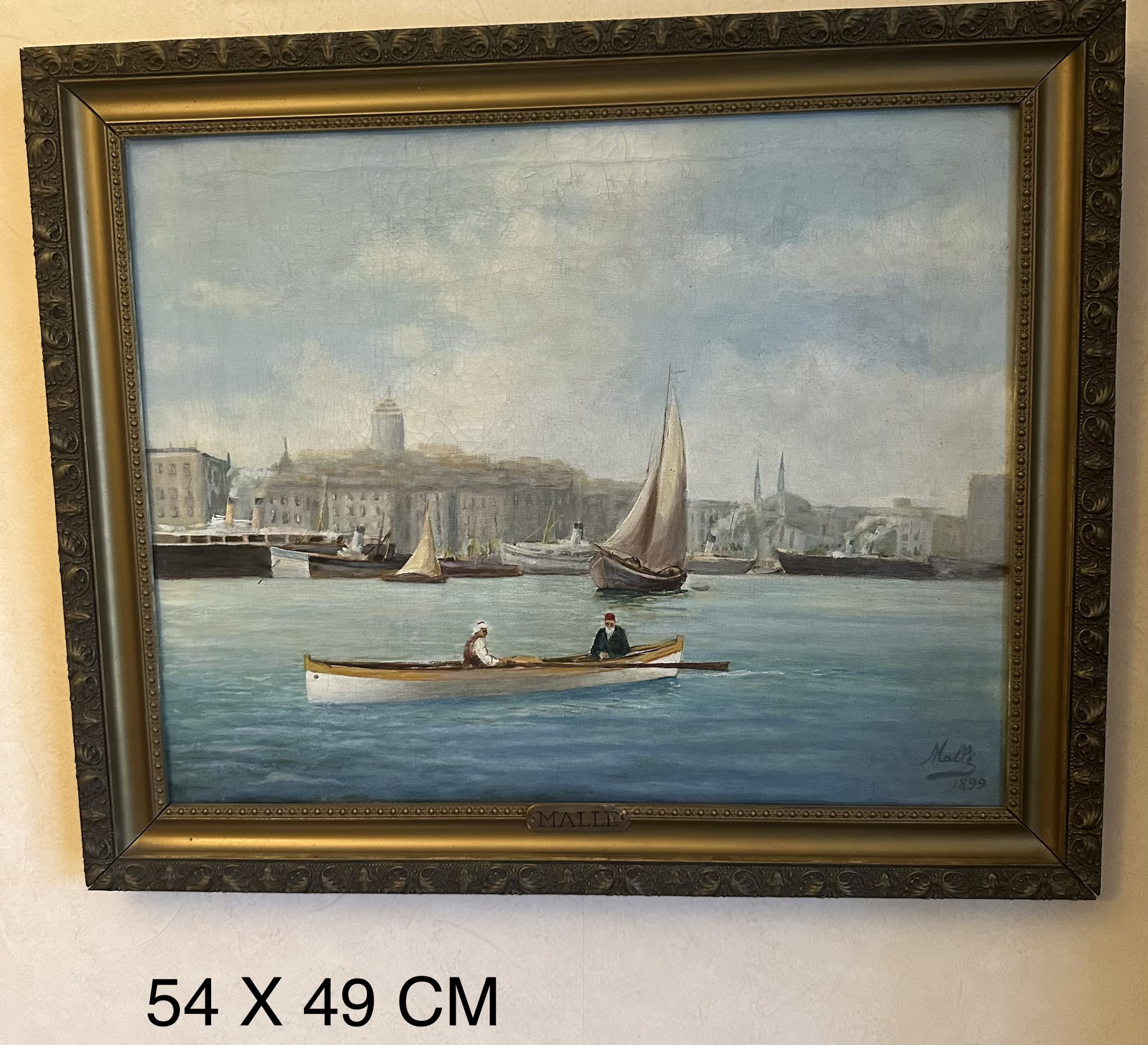 20th Century Nautical Oil Painting