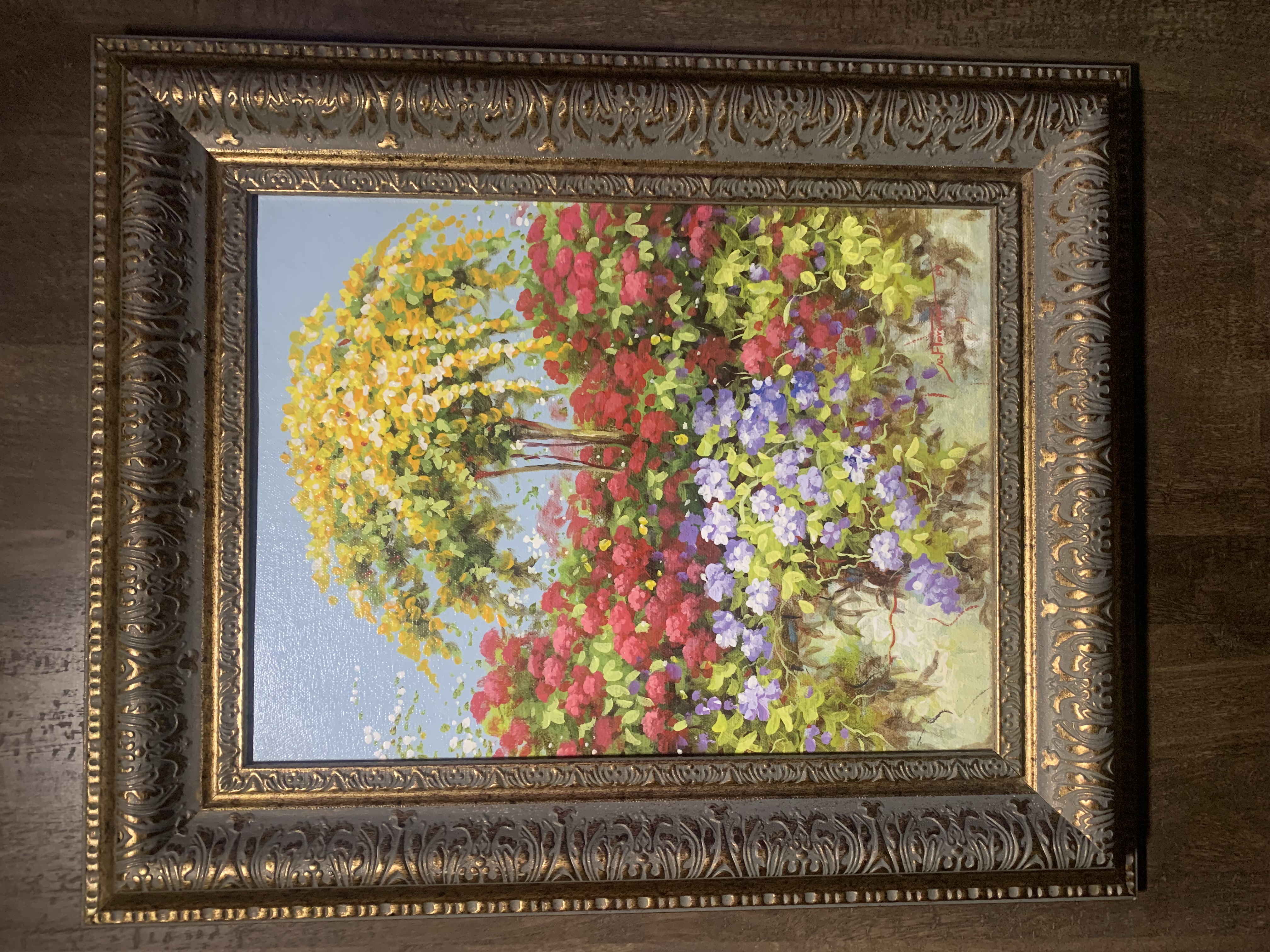 Modern Impressionist Floral Oil Painting