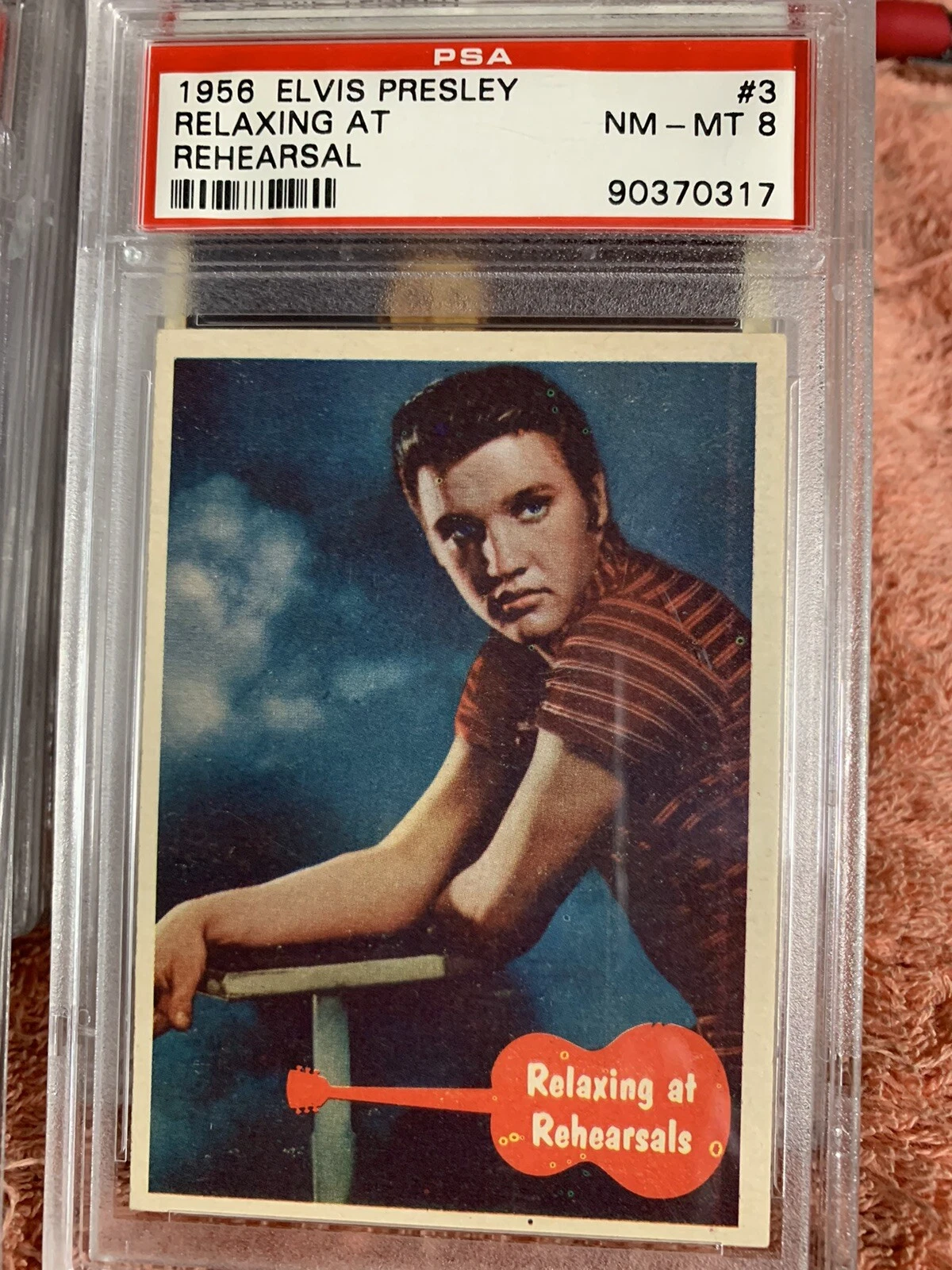 1956 Elvis Presley PSA-Graded Bubble Gum Trading Card Group thumbnail 3