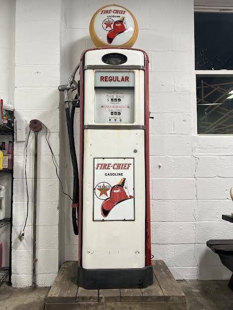 Mid-20th Century Texaco Fire-Chief Gasoline Pump