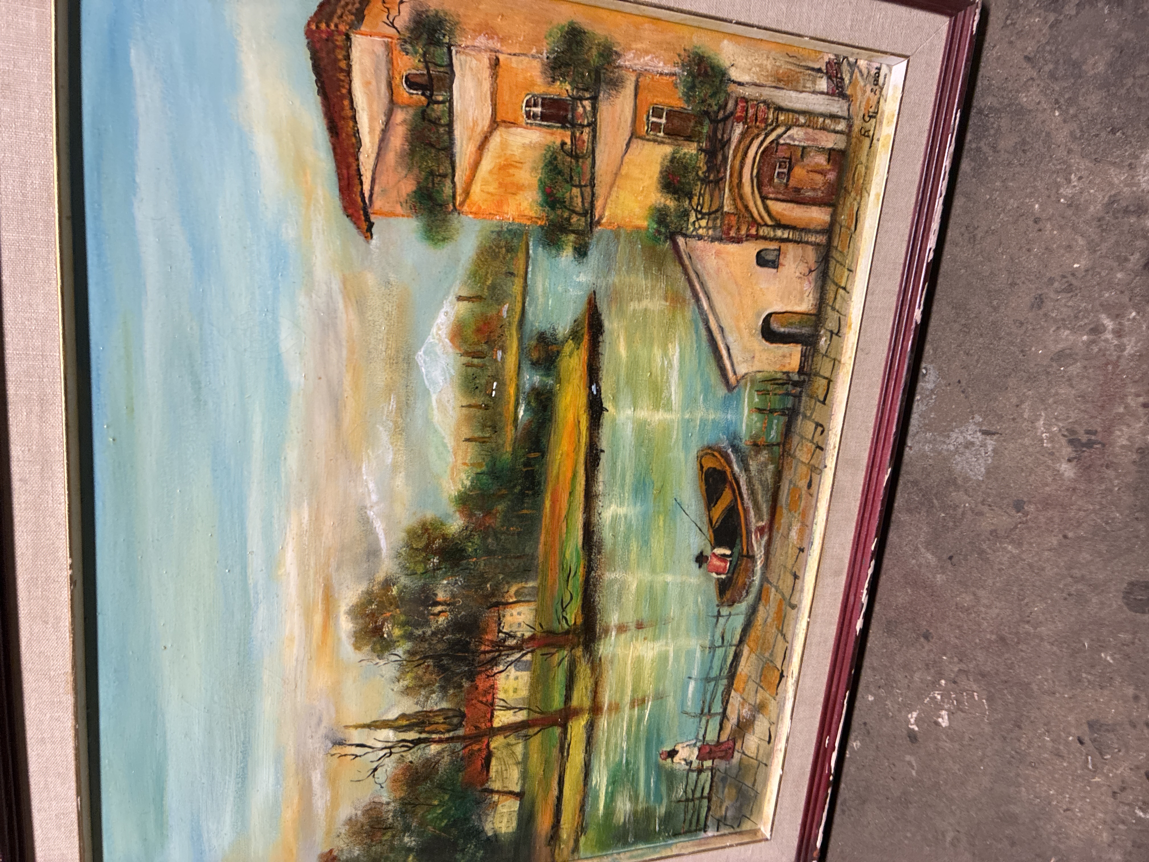 Contemporary European-Style Oil Landscape Painting