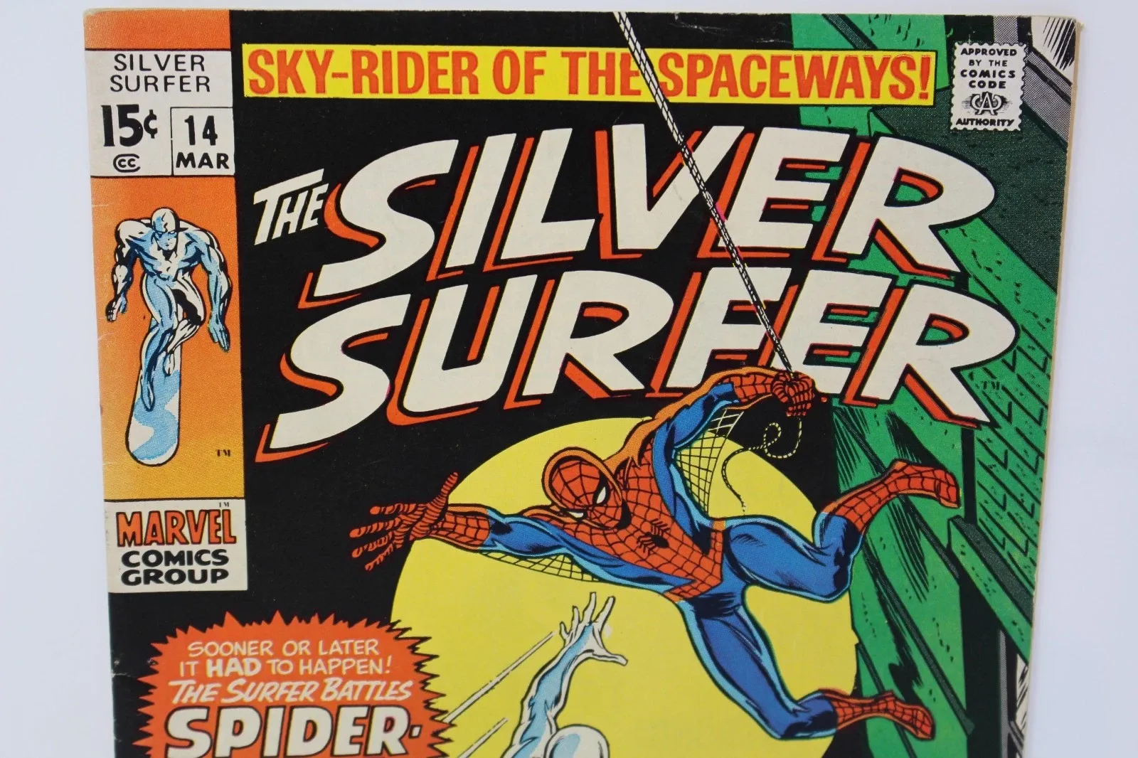 Bronze Age Marvel 'The Silver Surfer #14' Comic Book thumbnail 2