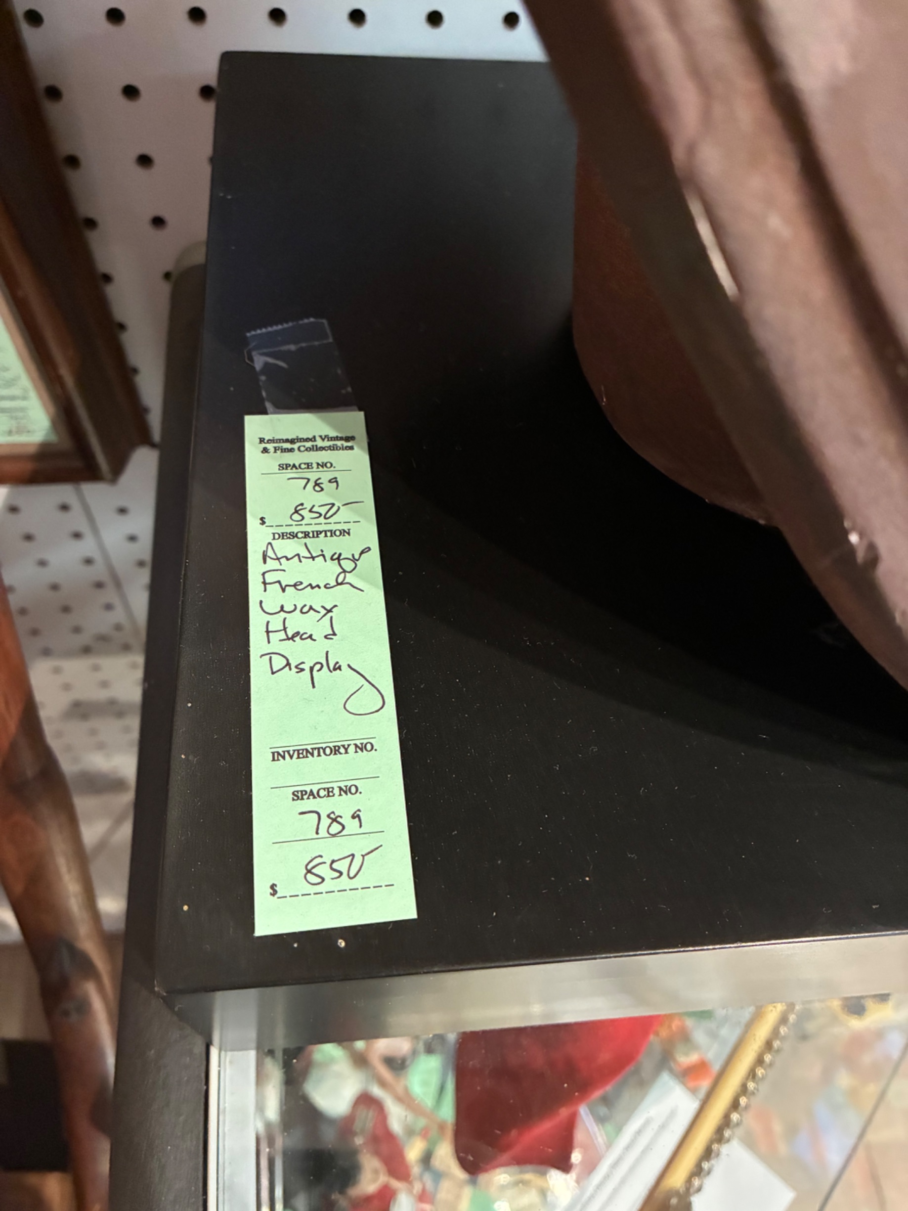 Antique French Wax Head Display thumbnail 3