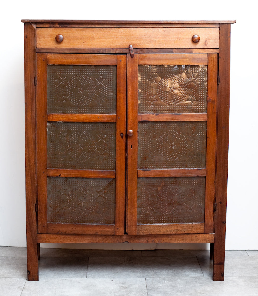 American Primitive Pine Pie Safe