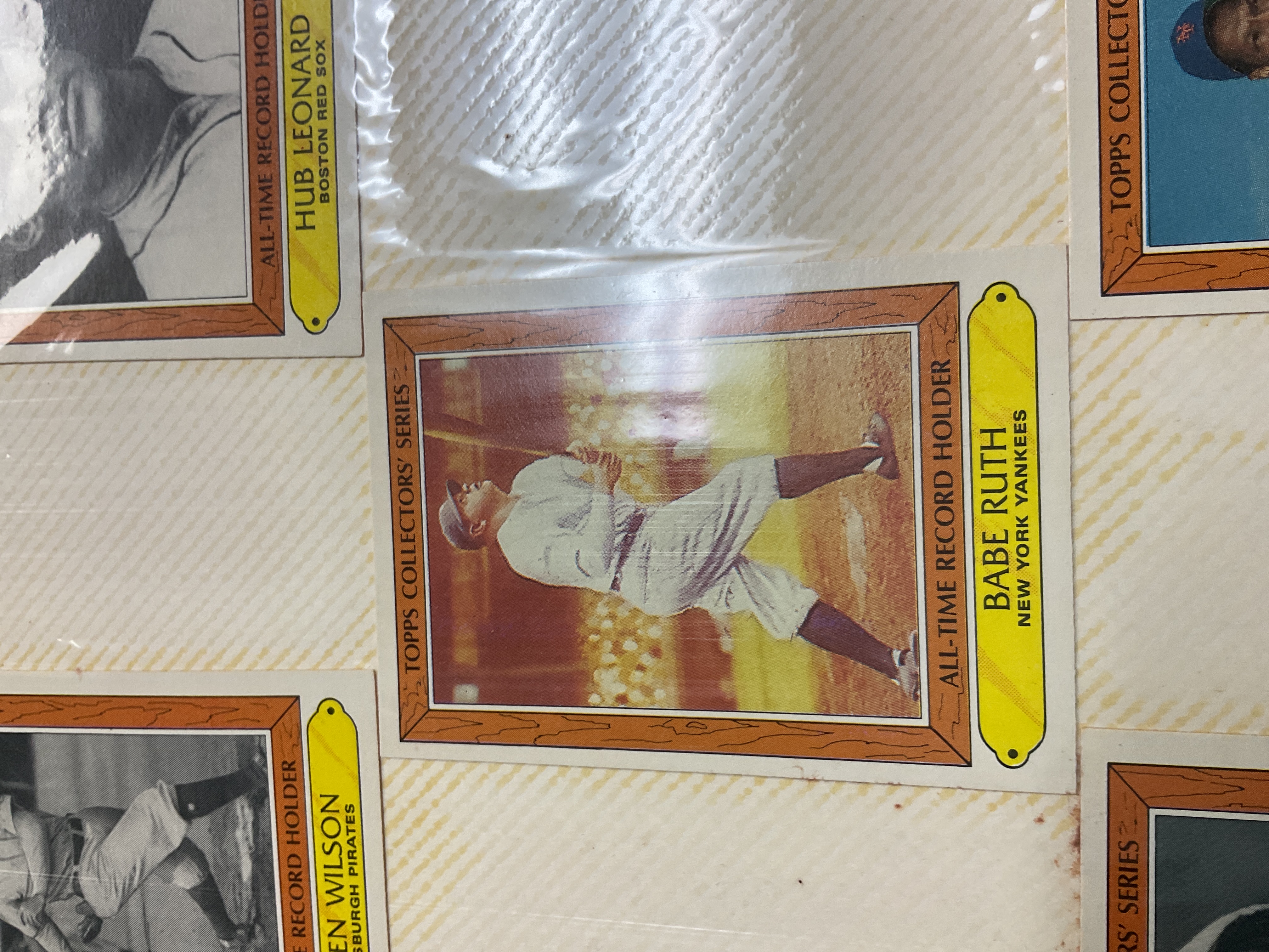 Topps Collectors' Series Babe Ruth All-Time Record Holder Baseball Card
