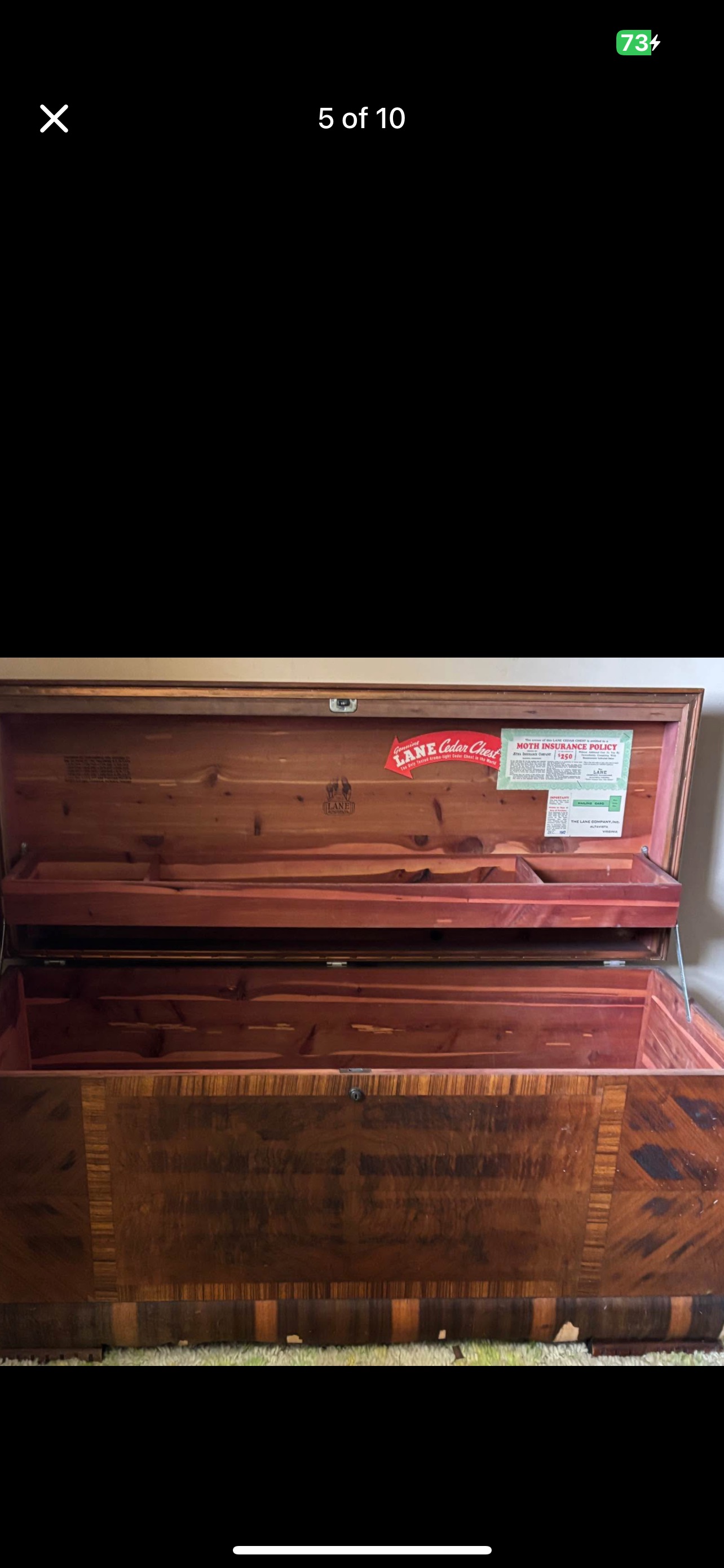 Art Deco Lane Cedar Chest