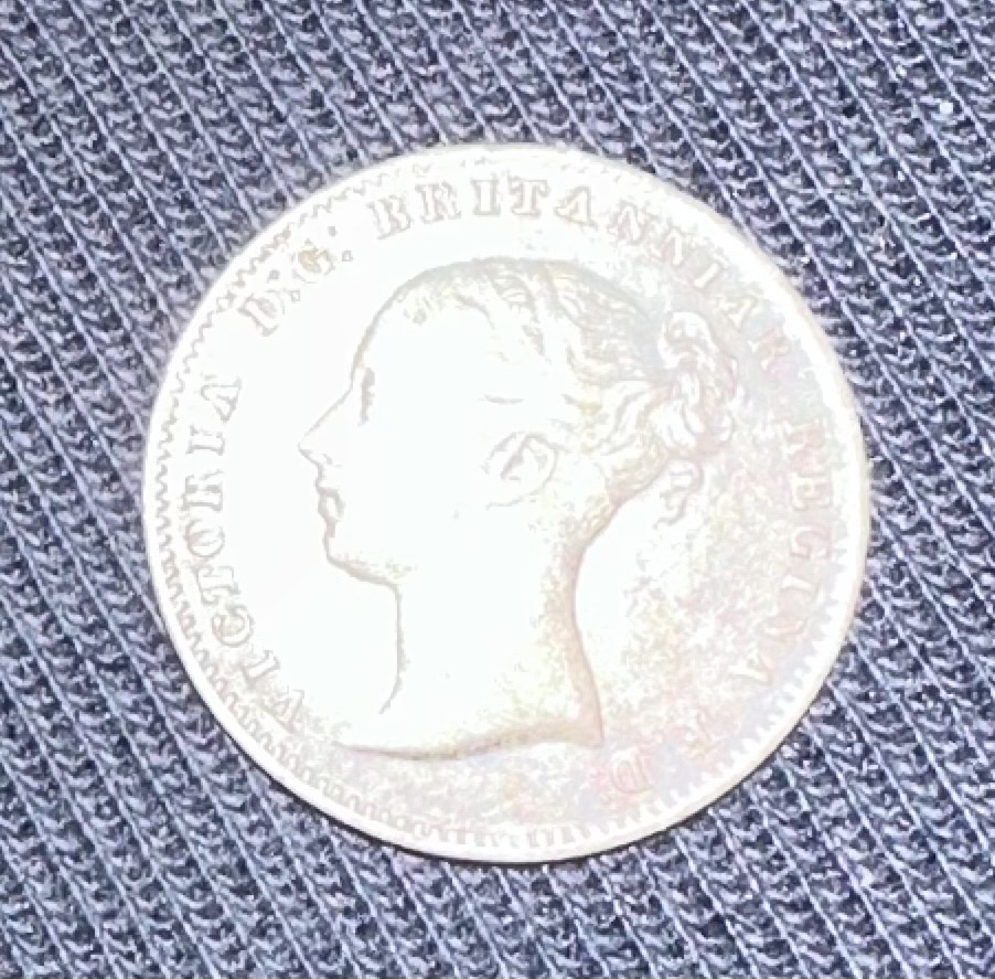 1850s British Queen Victoria Silver Coin