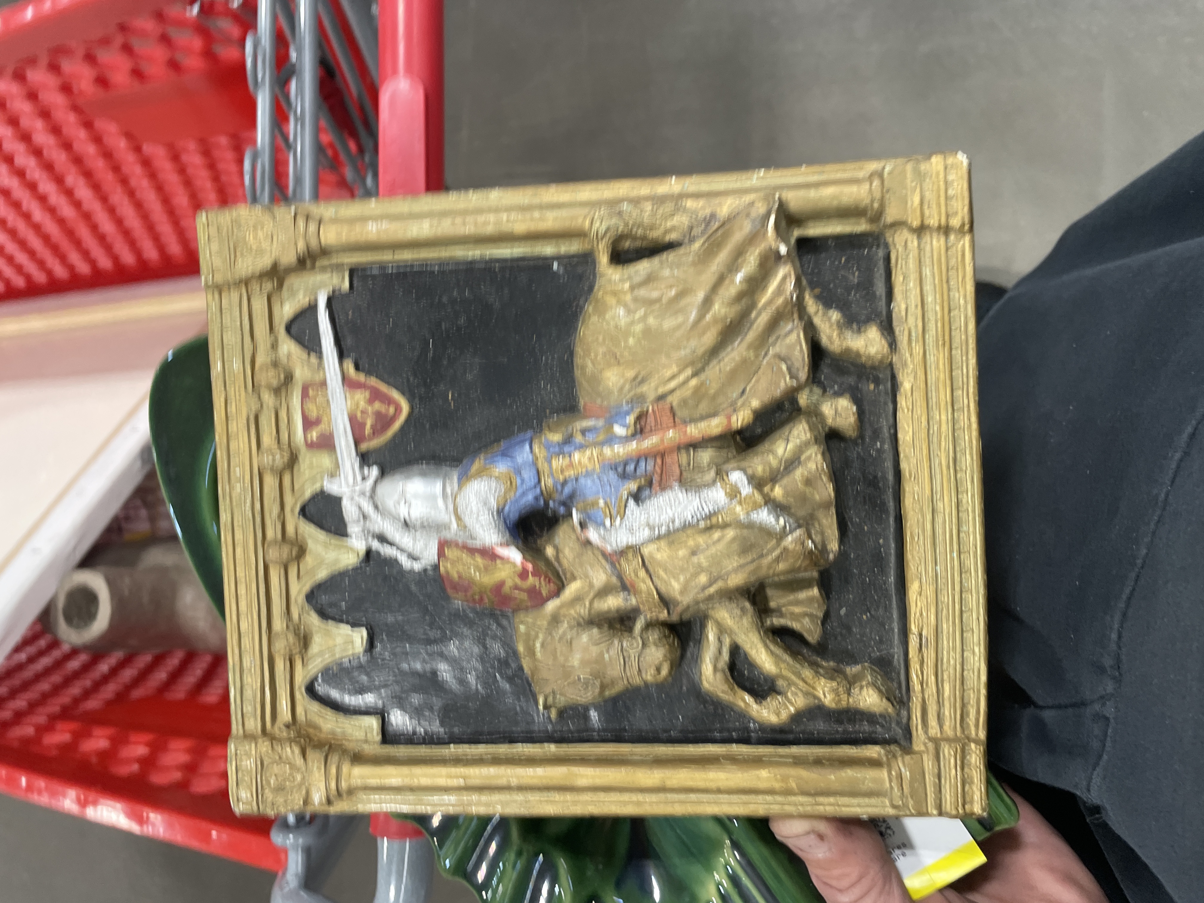 Medieval Knight Relief Plaque