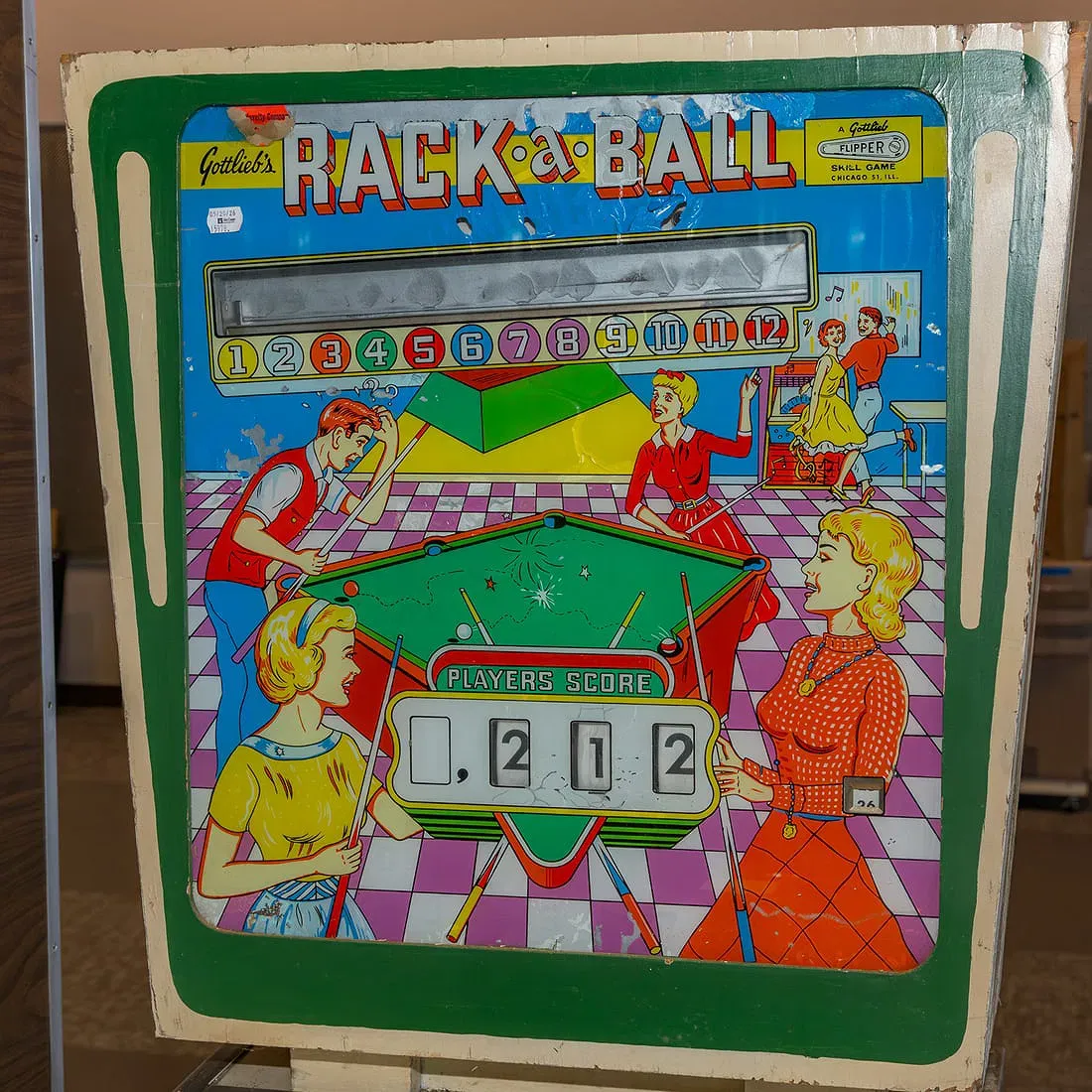 Gottlieb 'Rack-A-Ball' Pinball Machine thumbnail 3