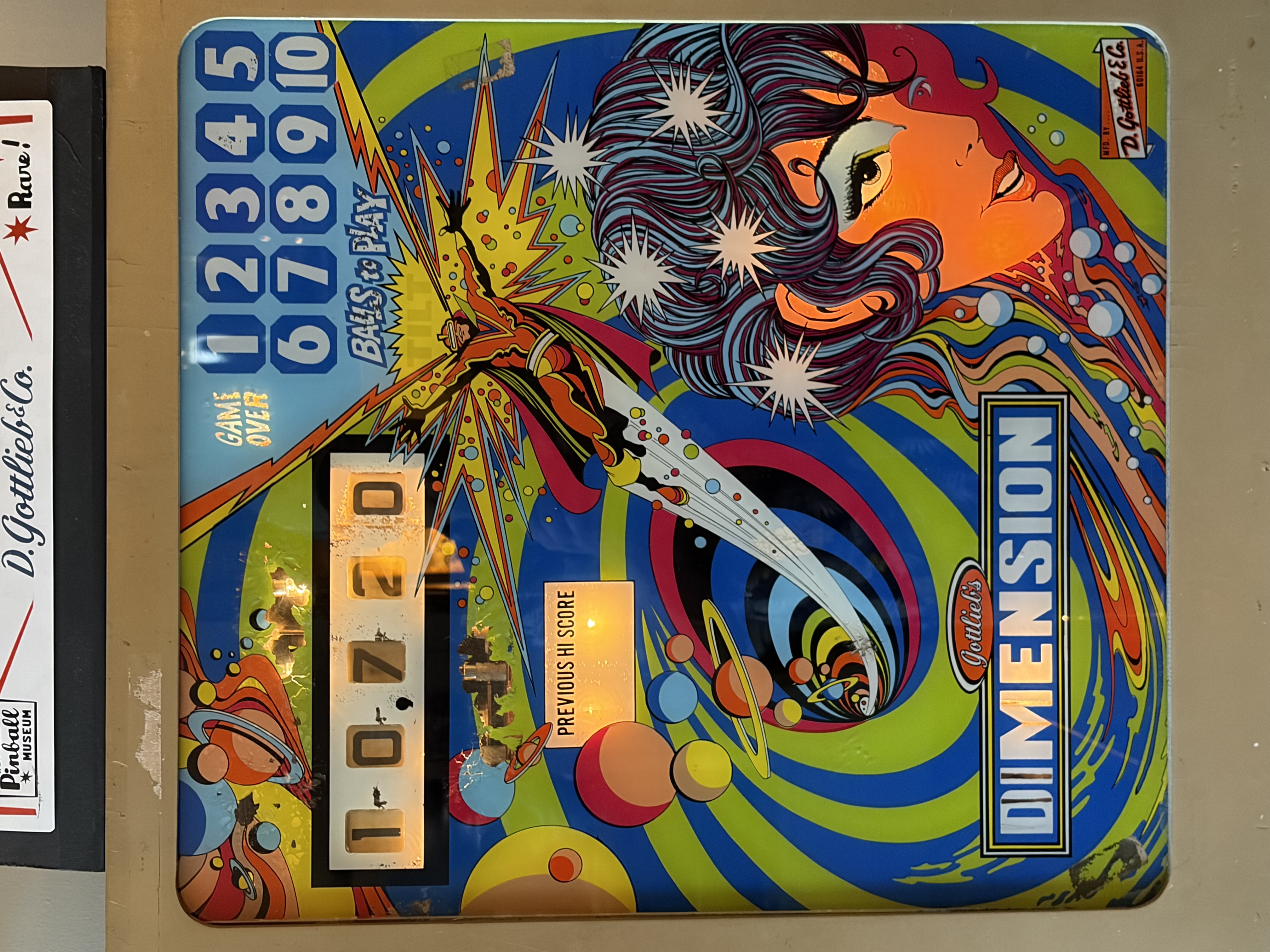 Gottlieb 'Dimension' Pinball Machine thumbnail 2