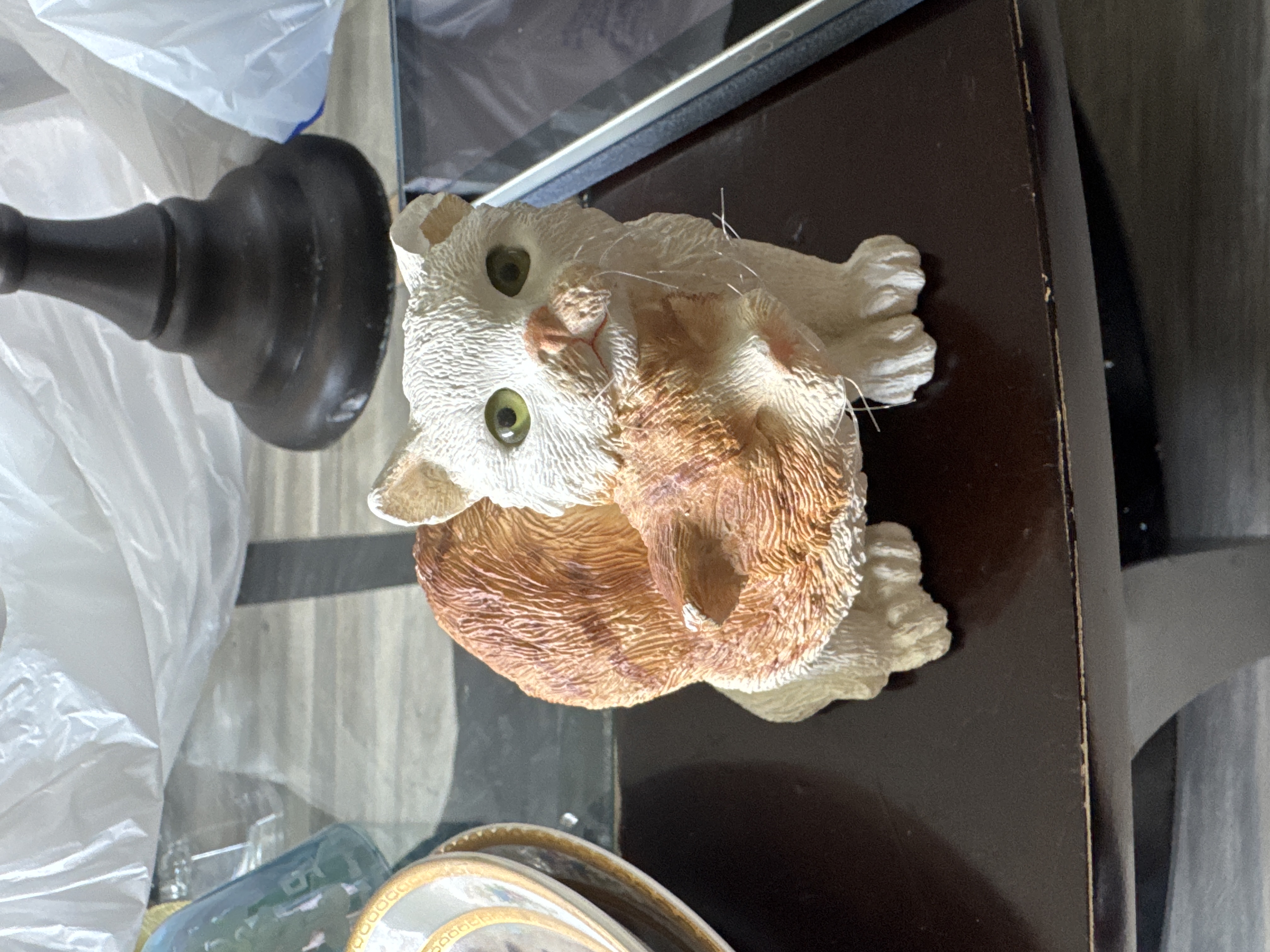 Modern Resin Cat Figurine