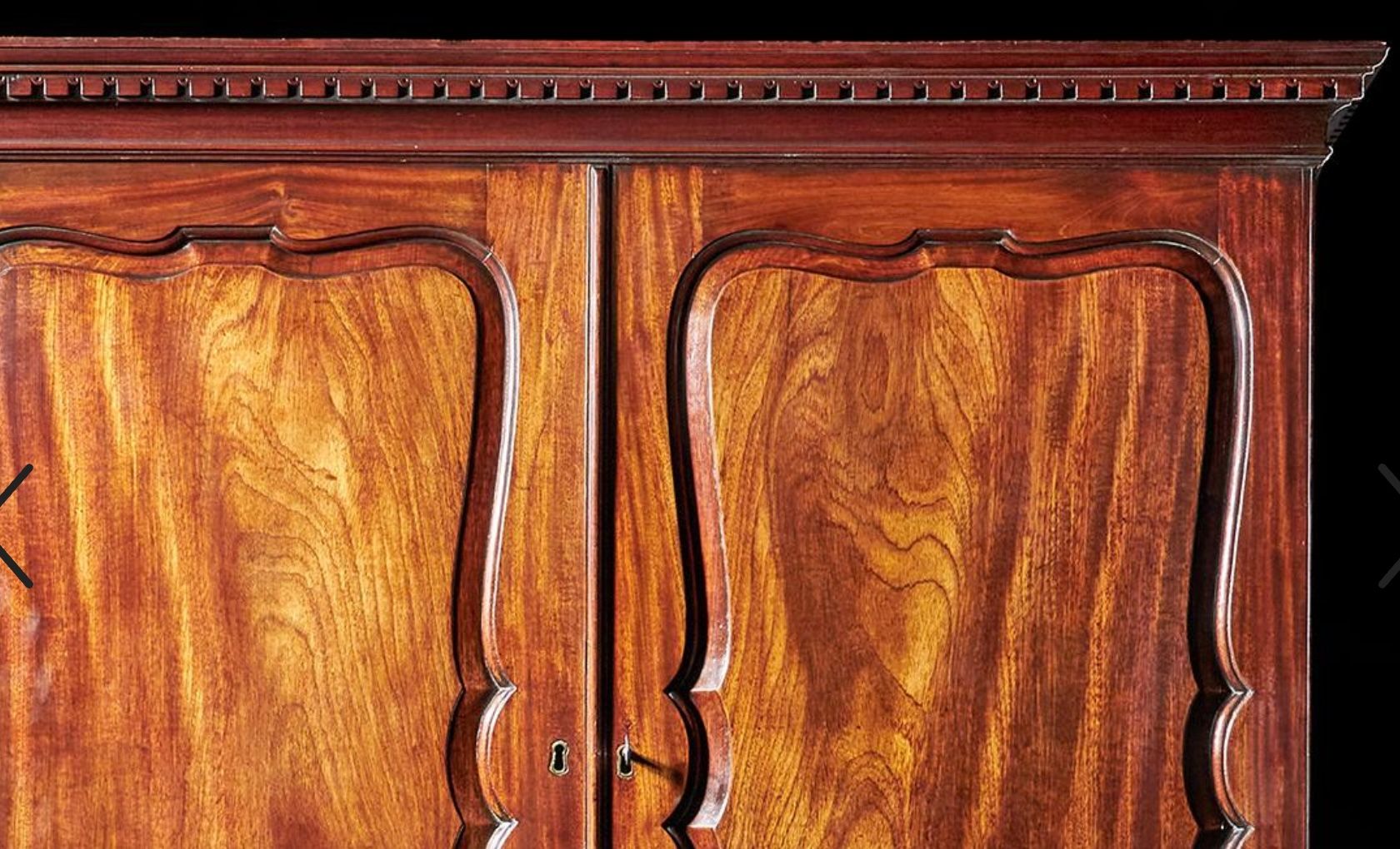 English George III Period Mahogany Secretary Bookcase thumbnail 2