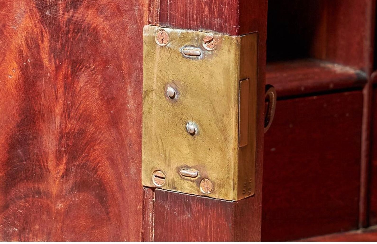 English George III Period Mahogany Secretary Bookcase thumbnail 6