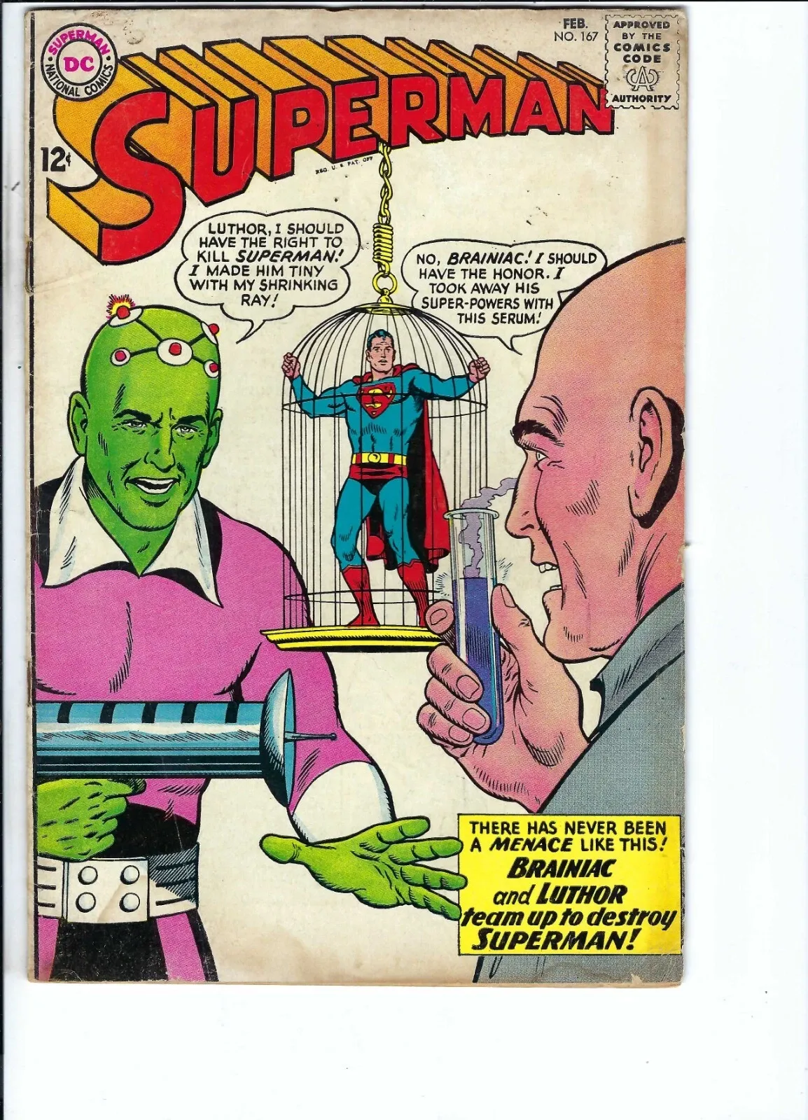 Silver Age Superman No. 167 Comic Book