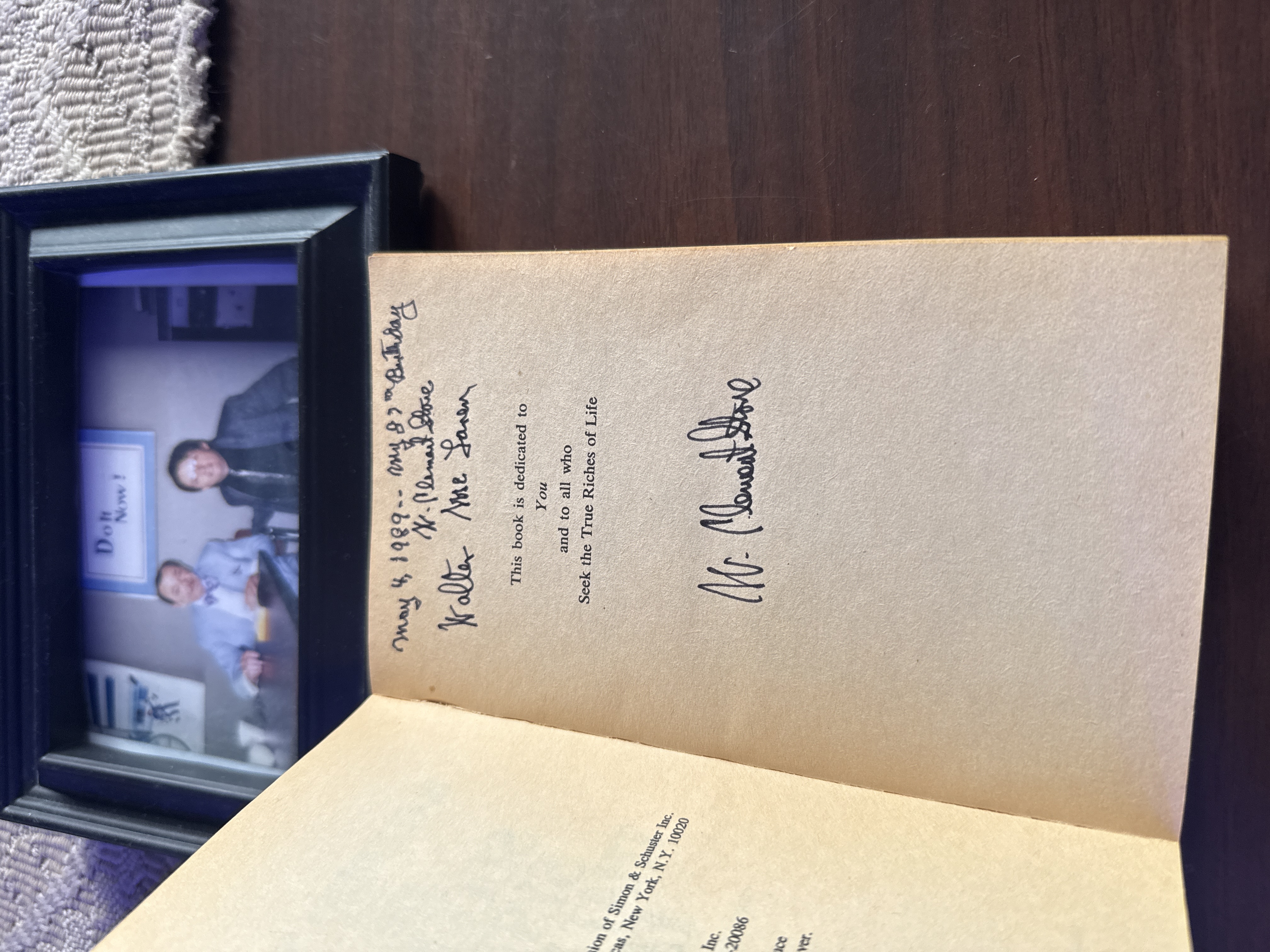 Napoleon Hill Success Literature Signed Edition (W. Clement Stone, Walter McLaren)