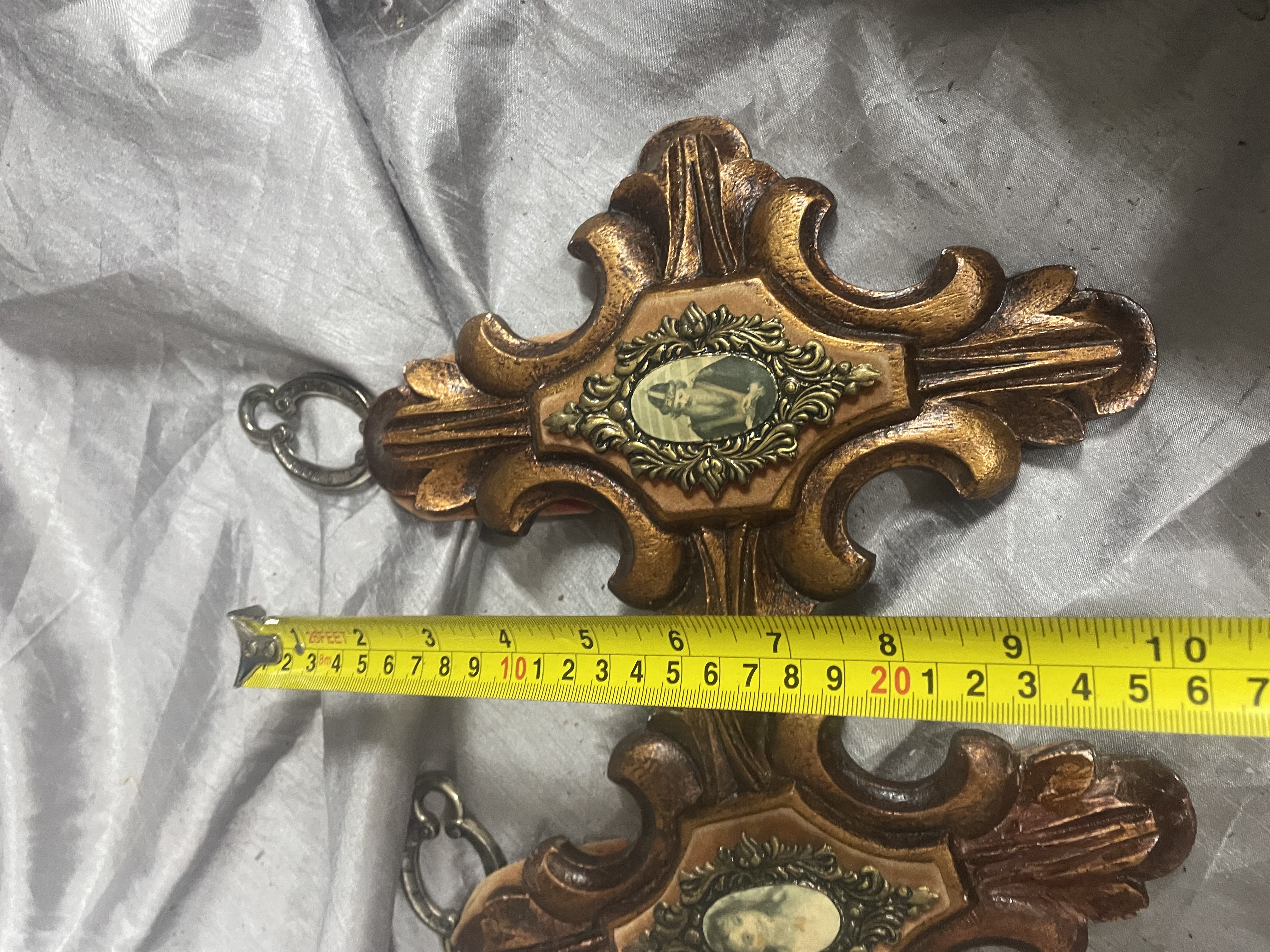 Rococo Revival Style Molded Resin Wall Plaques