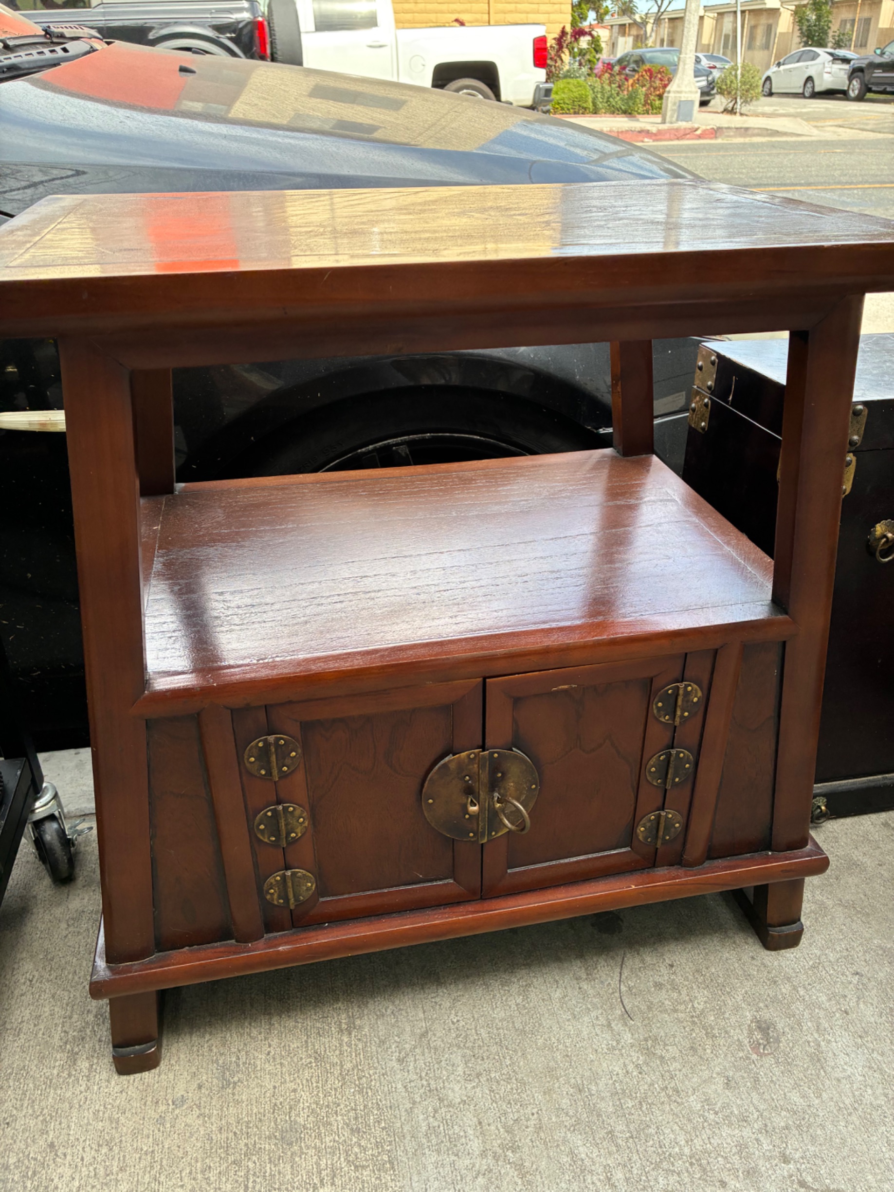 Chinese Style Mahogany Cabinet