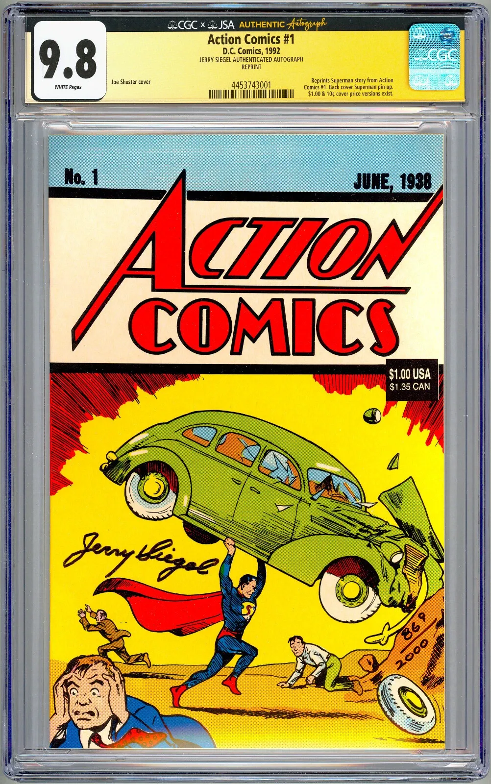 Action Comics collection with one reprint thumbnail 2
