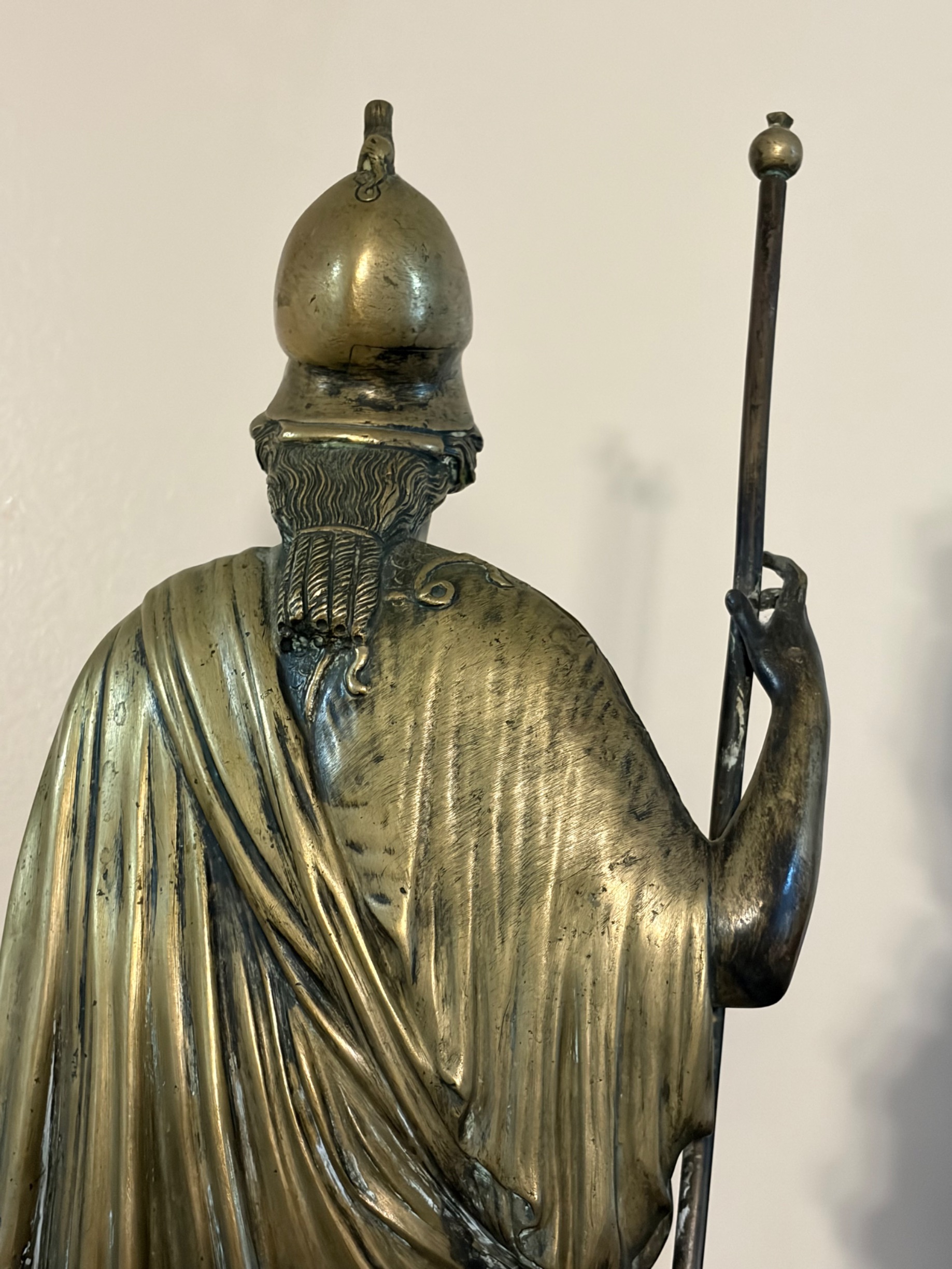 Classical Revival Bronze Figure of Athena thumbnail 5