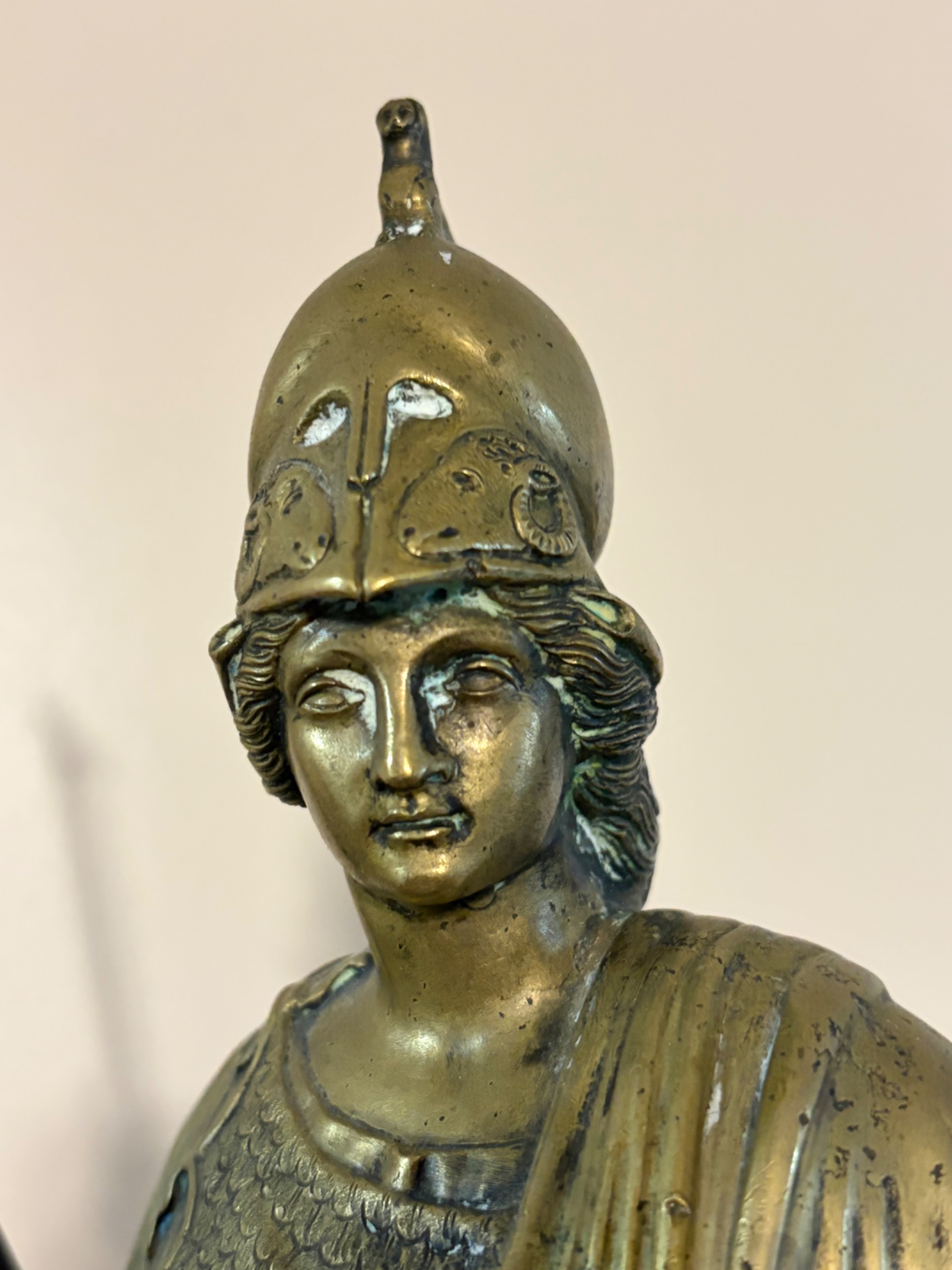 Classical Revival Bronze Figure of Athena thumbnail 7