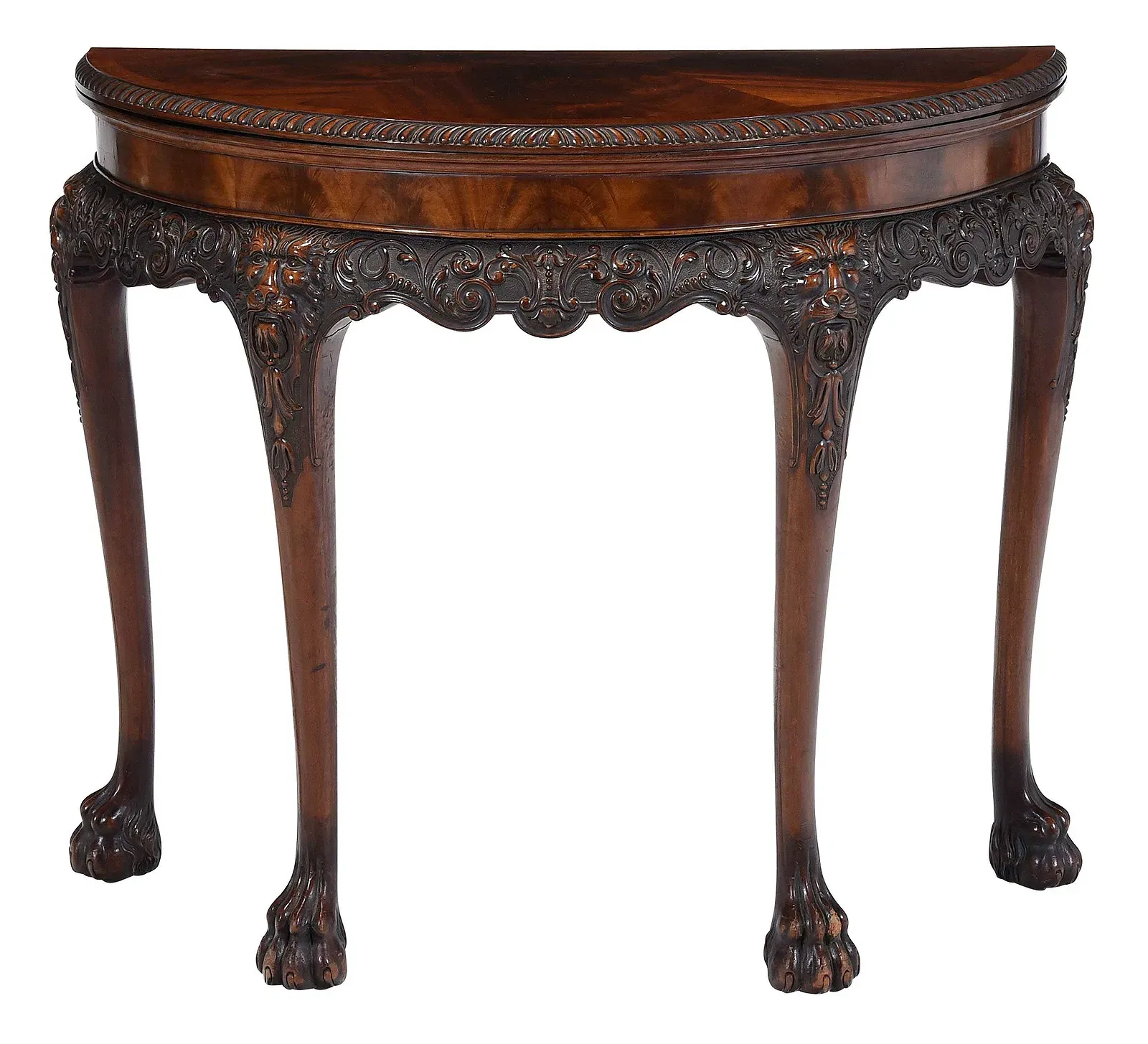 George III Period Mahogany Card Table