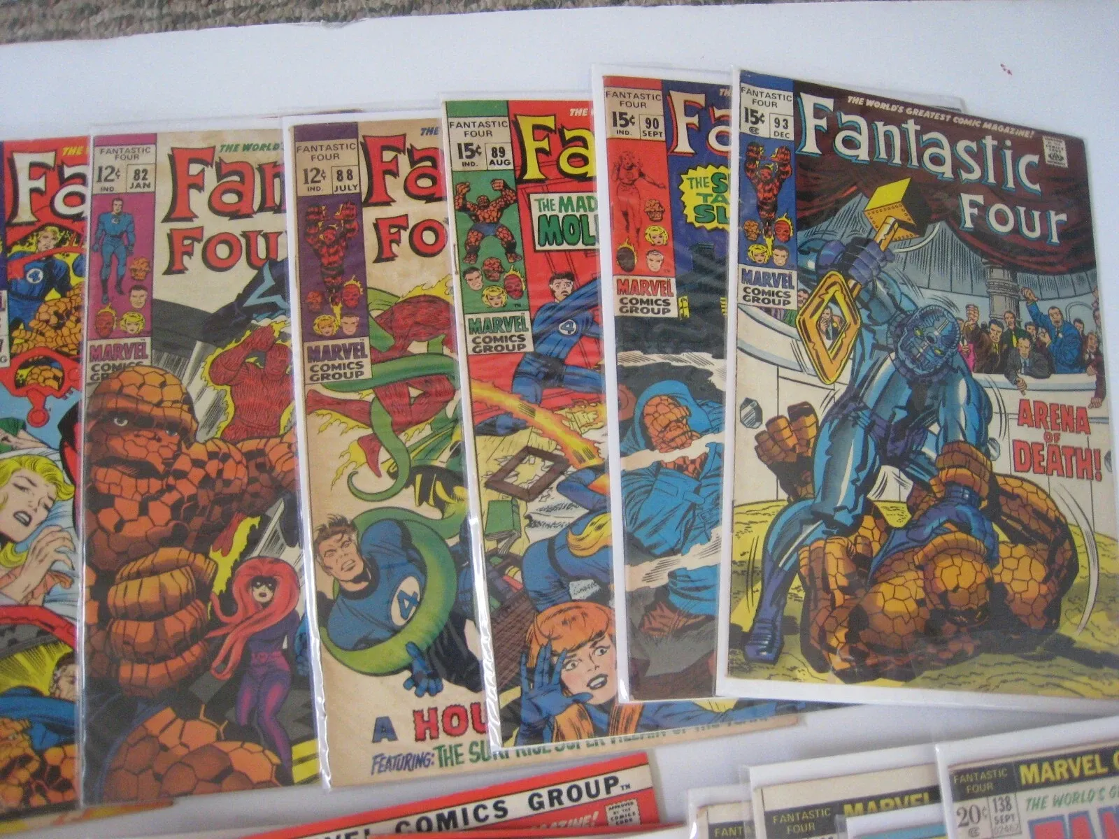 Collection of Silver and Bronze Age Fantastic Four Comic Books thumbnail 3